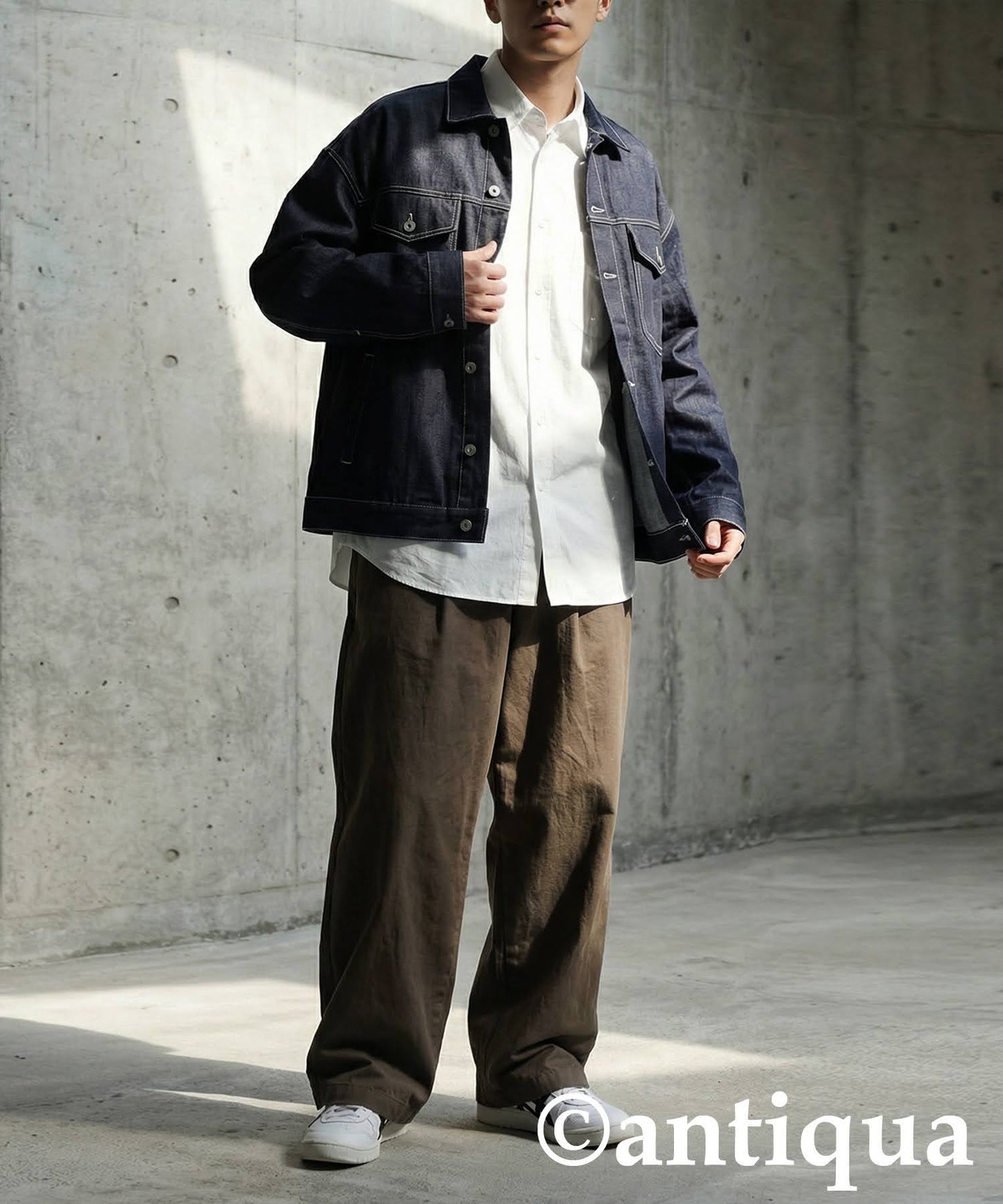 Linen-Like Shirt Men's