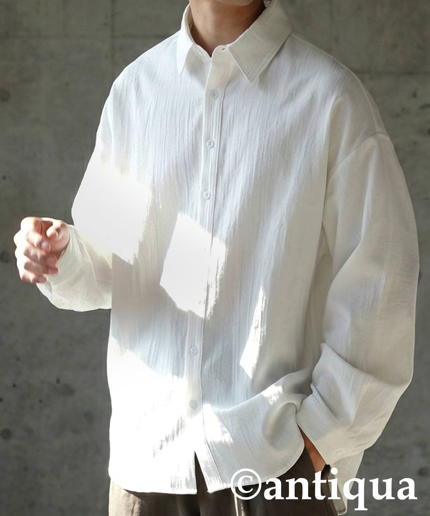 Linen-Like Shirt Men's