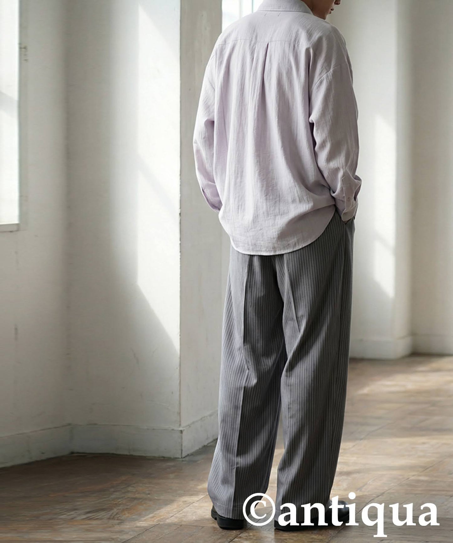 Linen-Like Shirt Men's