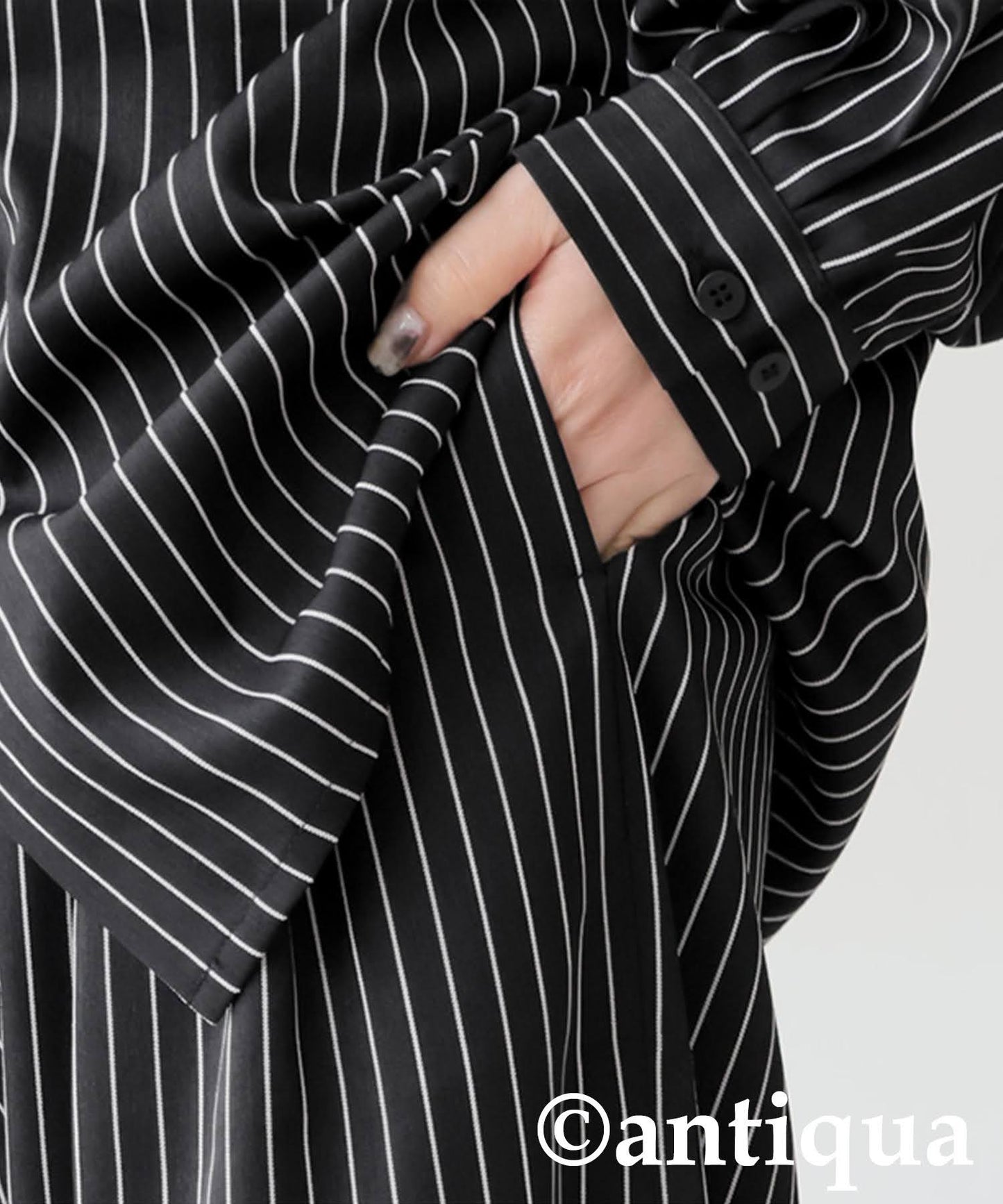 Striped Wide Pants Ladies