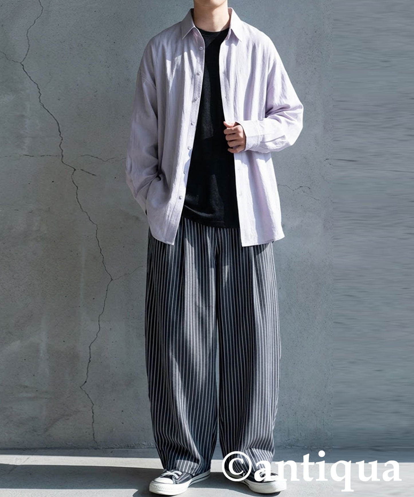 Striped Wide Pants Men's