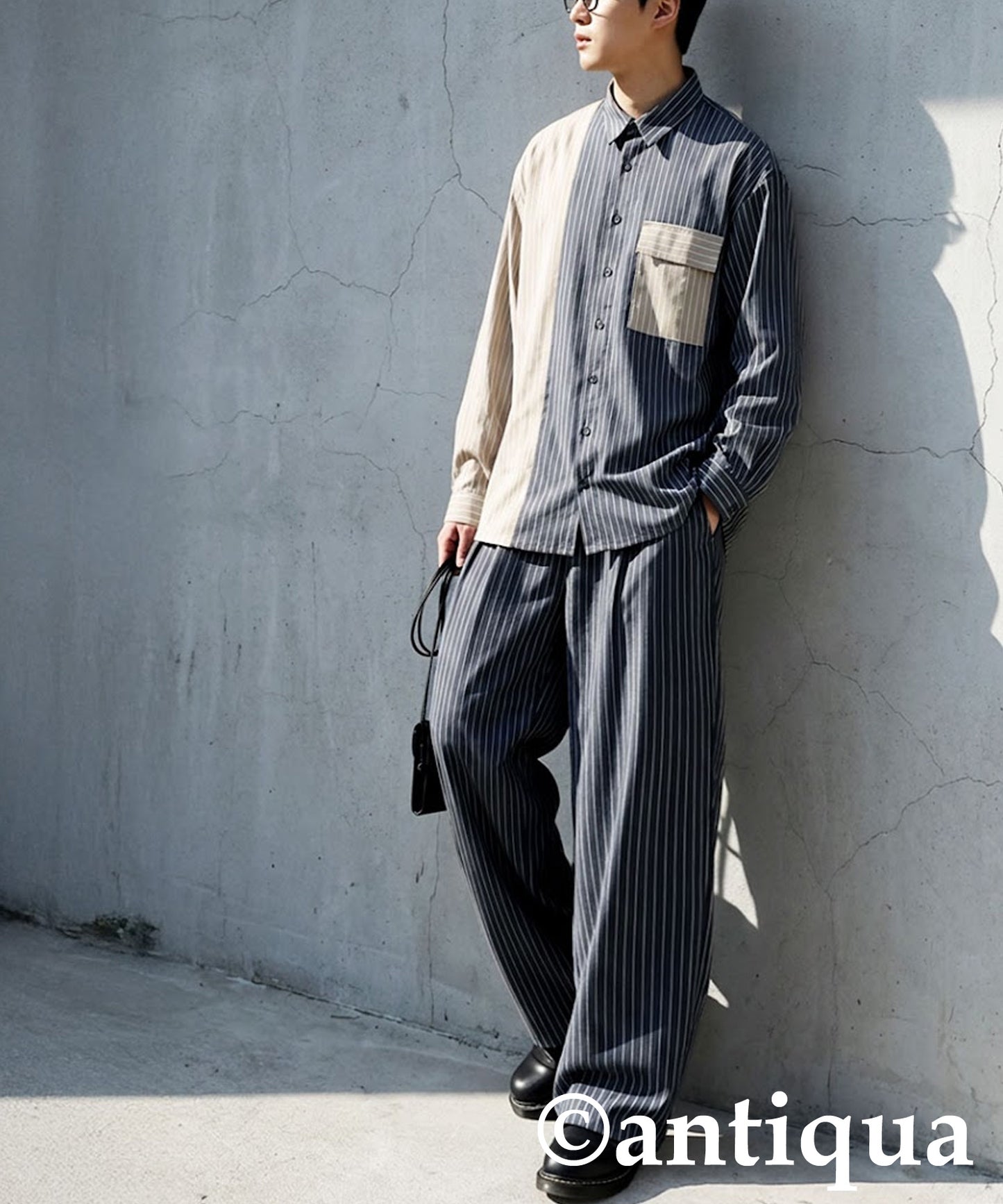 Striped Wide Pants Men's
