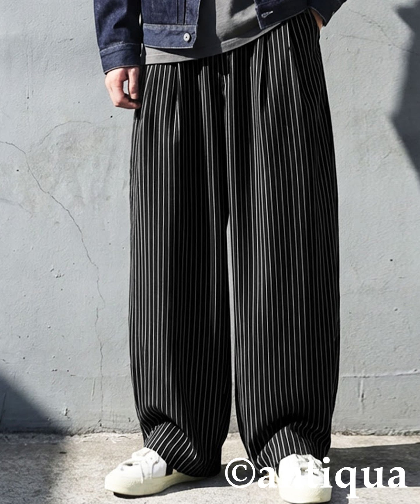 Striped Wide Pants Men's