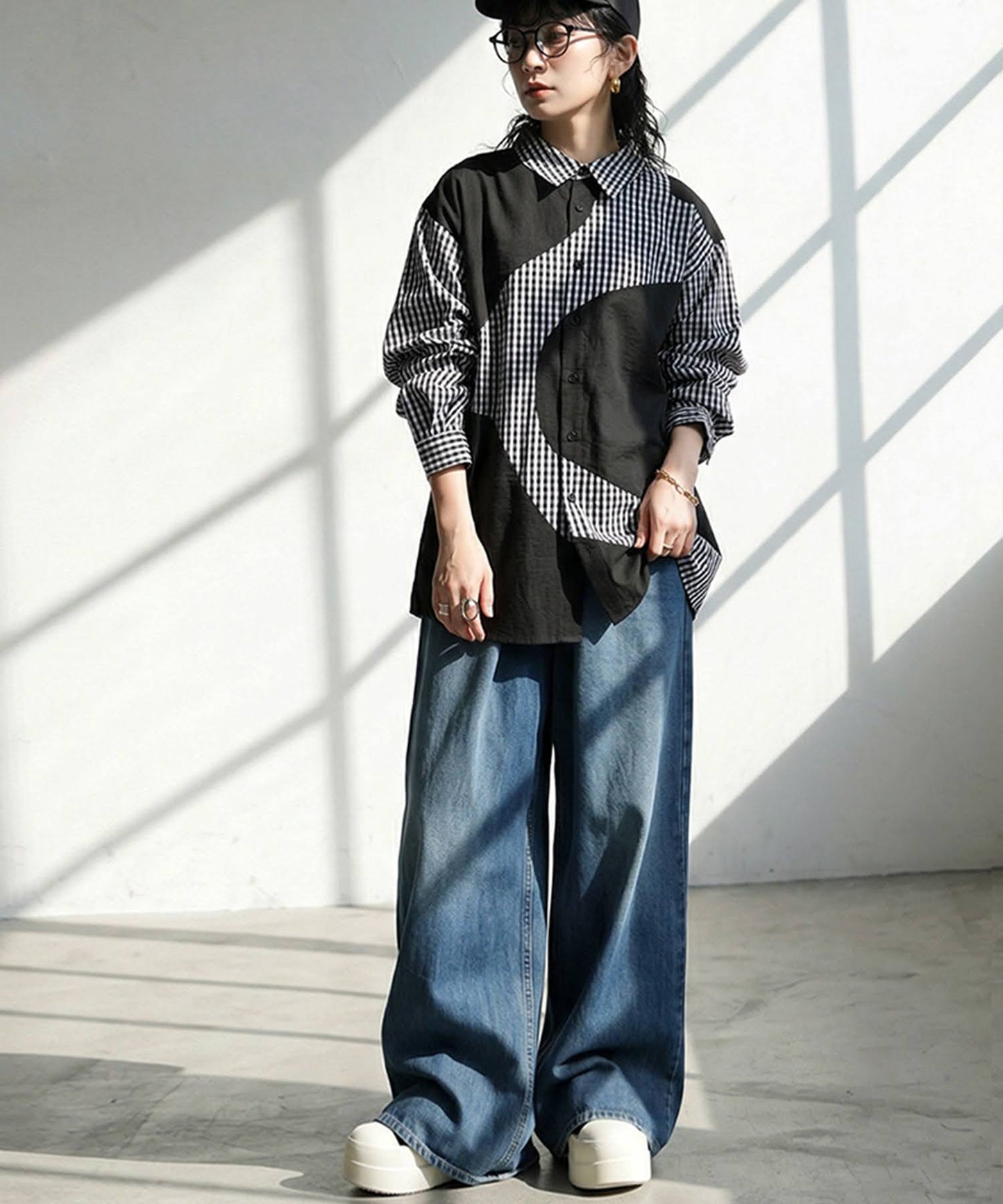 100% Cotton Checkered Shirt Ladies