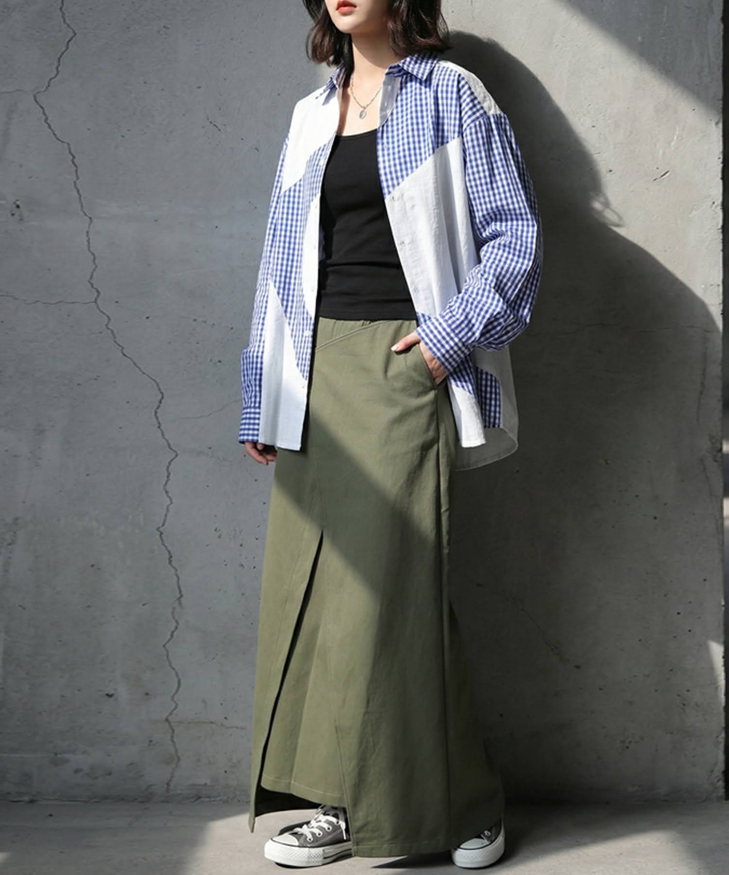 100% Cotton Checkered Shirt Ladies