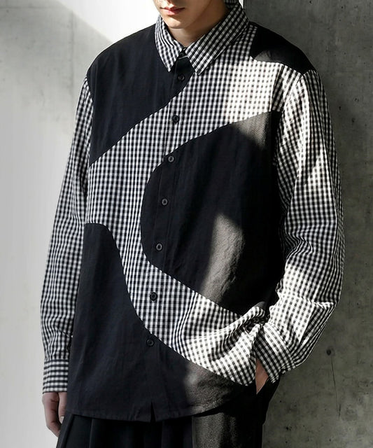 100% Cotton Checkered Shirt Men's