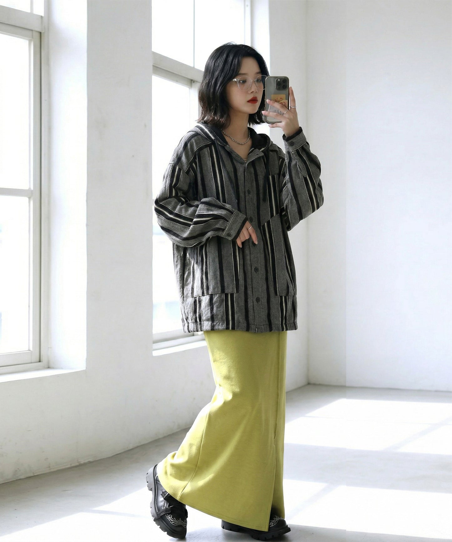 Striped Hoodie Ladies