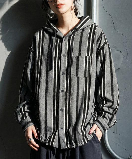 Striped Hoodie Ladies