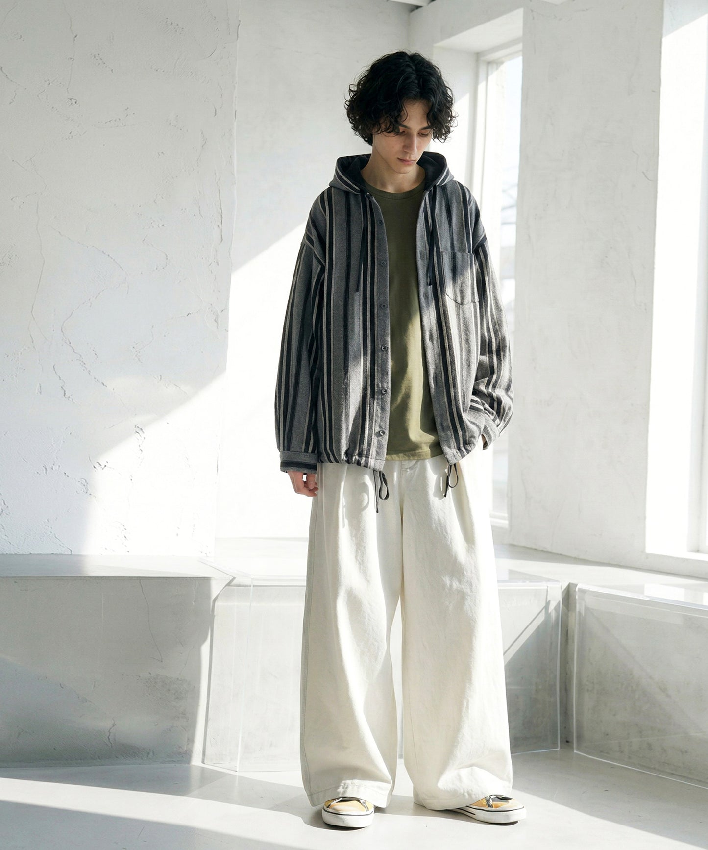 Striped Hoodie Men's