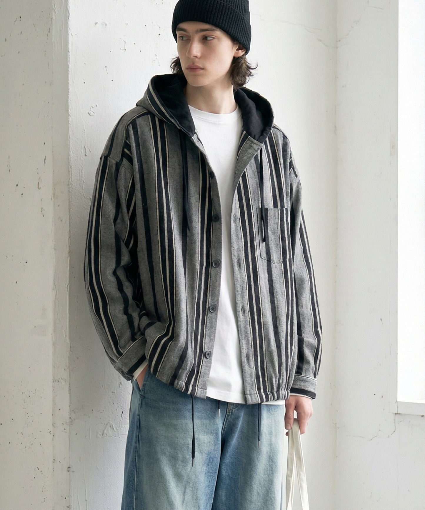 Striped Hoodie Men's
