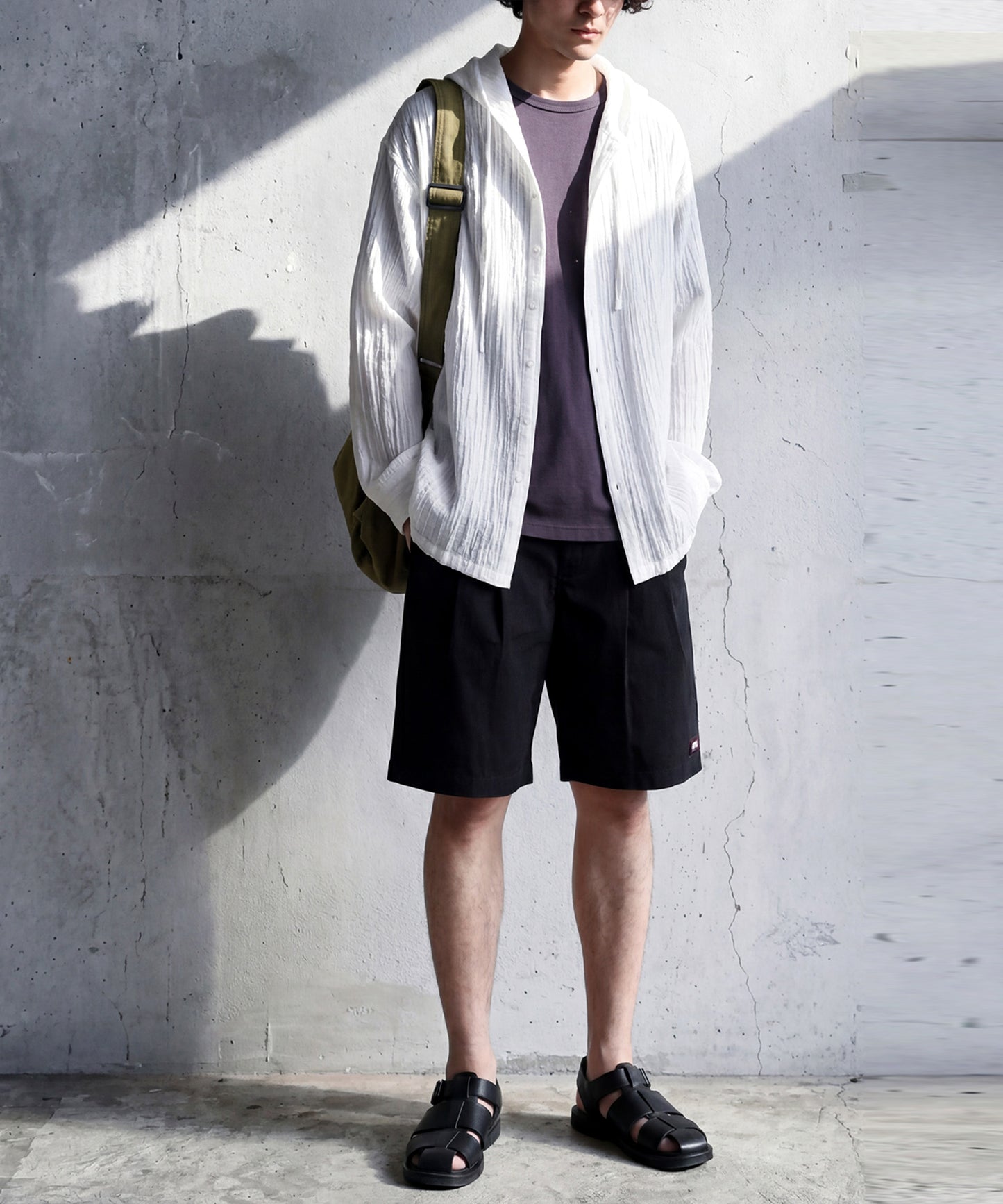 Hooded Sheer Shirt Men’s