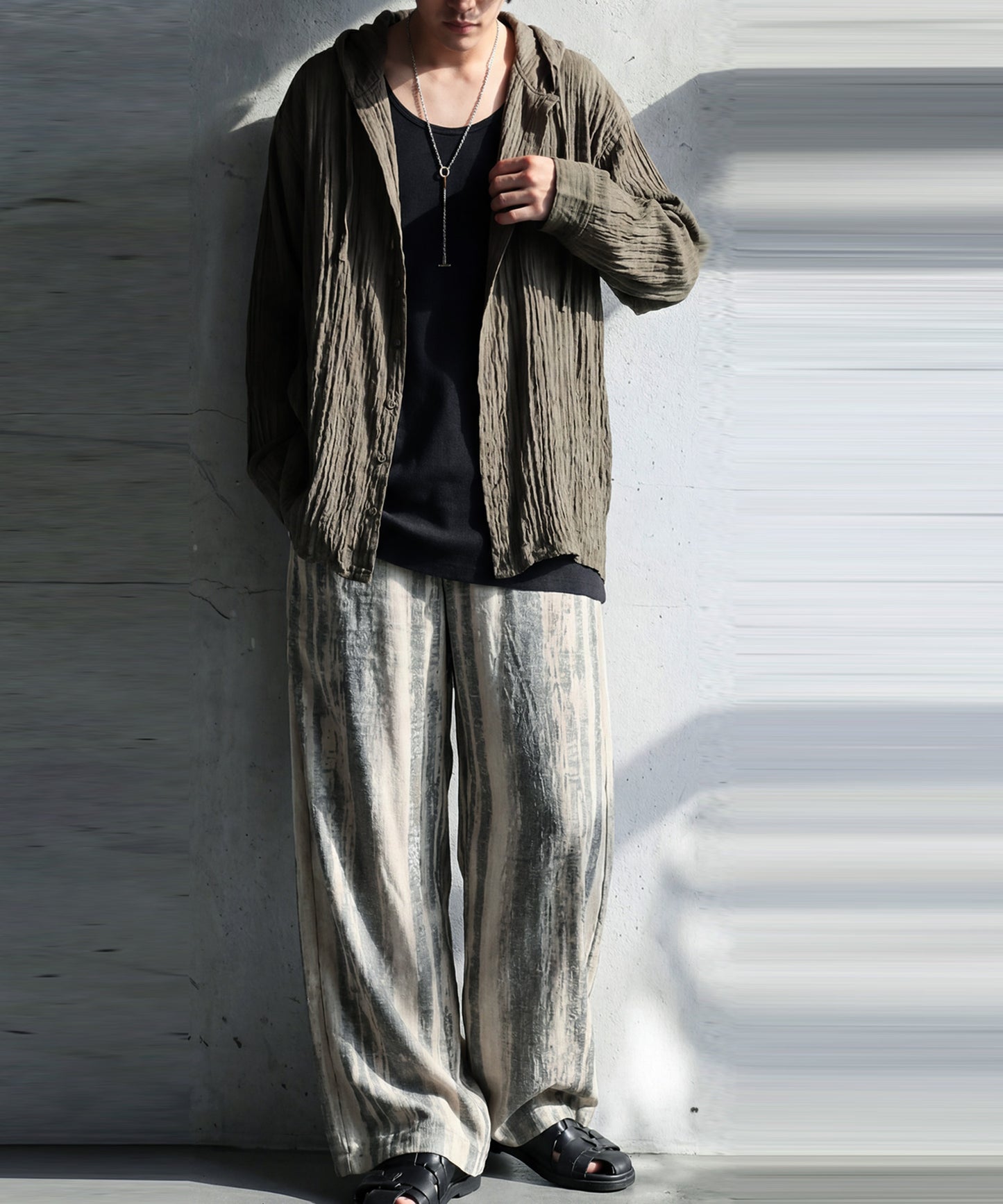Hooded Sheer Shirt Men’s