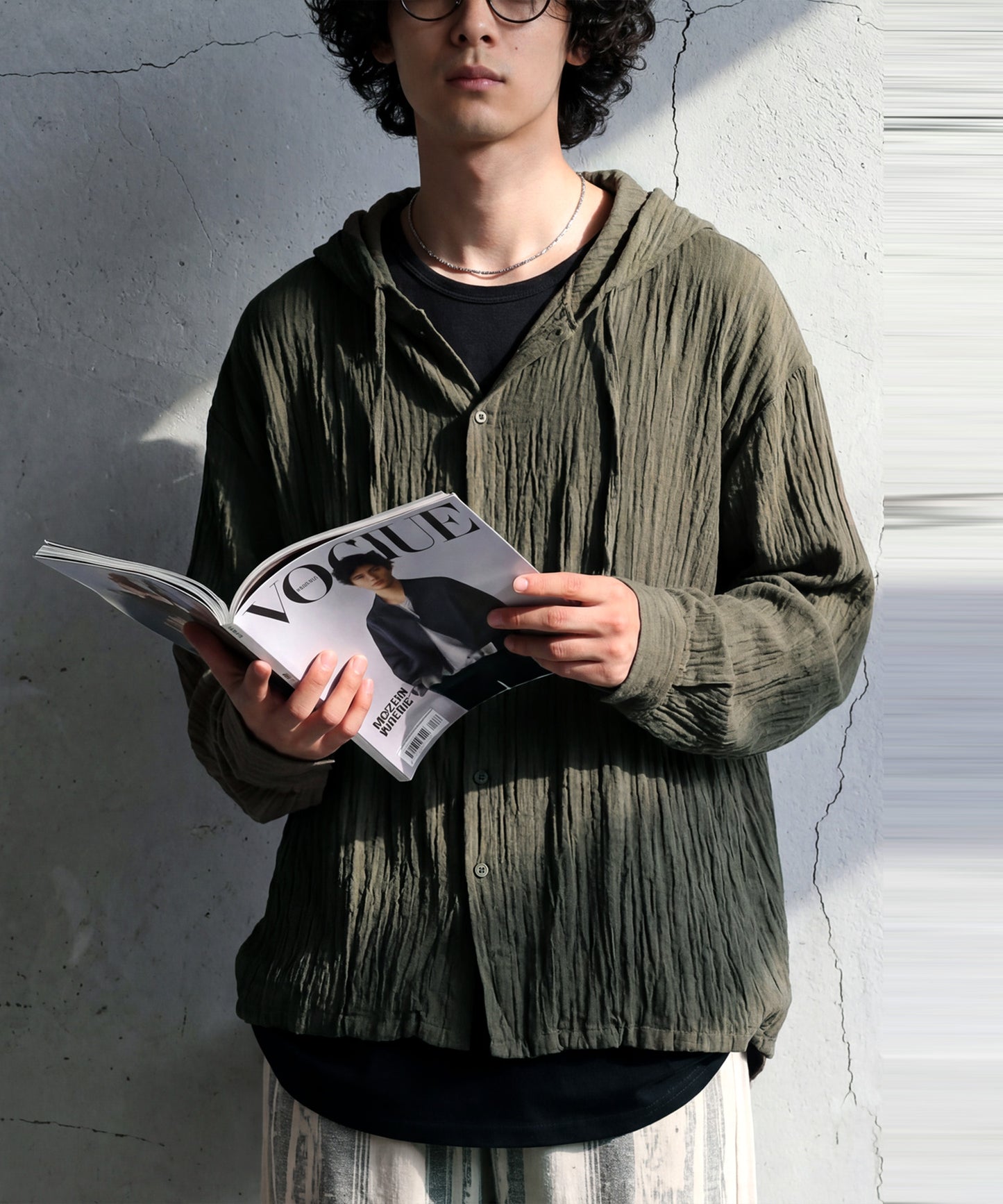 Hooded Sheer Shirt Men’s