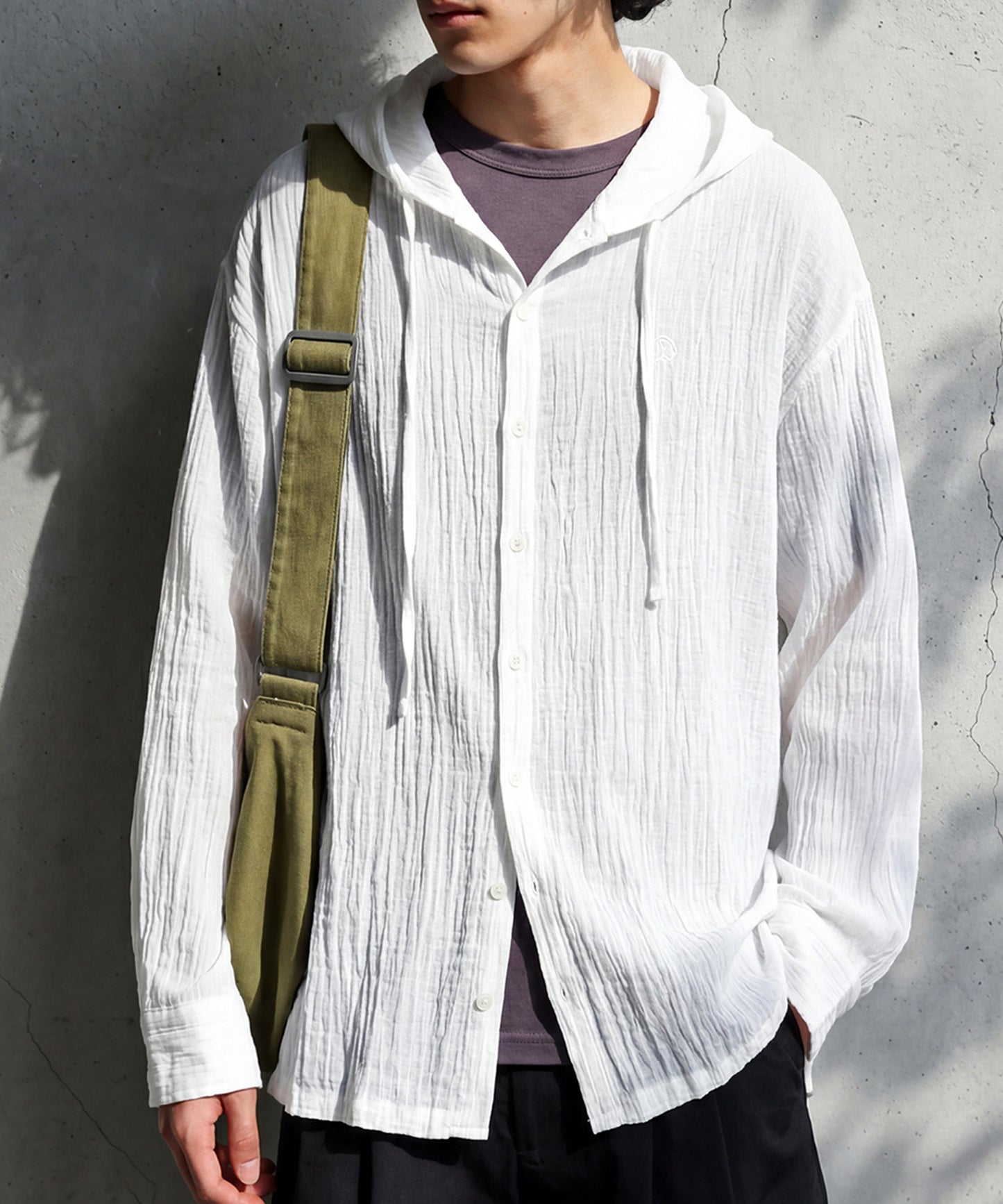 Hooded Sheer Shirt Men’s