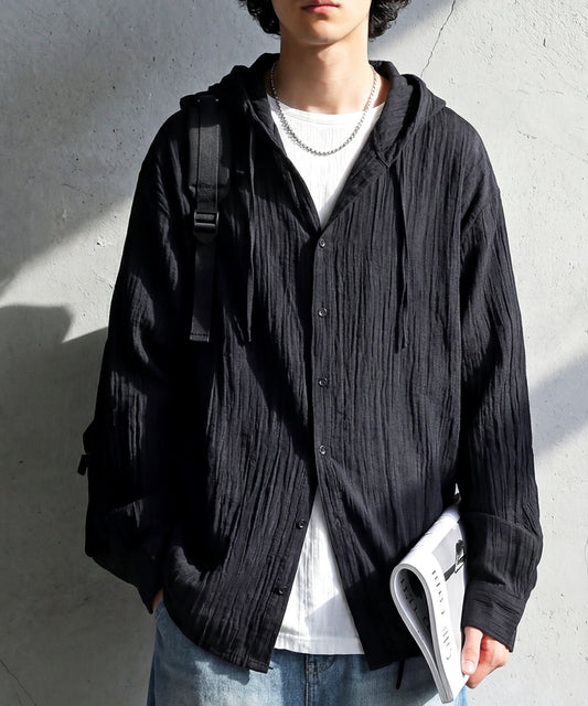 Hooded Sheer Shirt Men’s