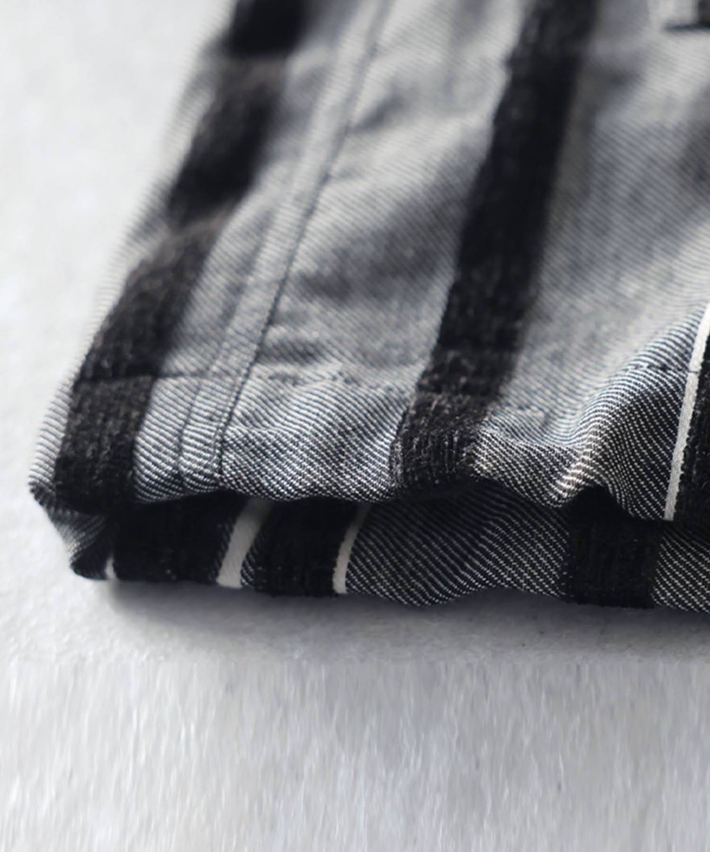 Vertical Striped Blouson Ladies