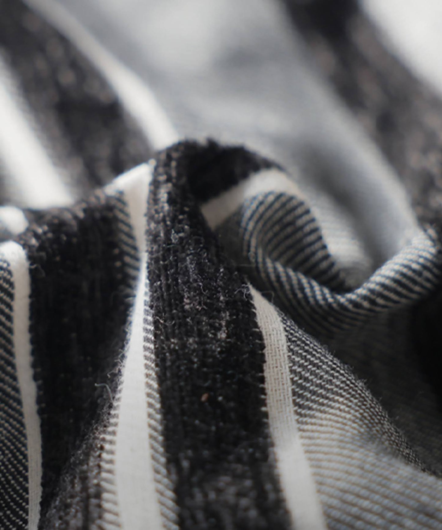 Vertical Striped Blouson Ladies