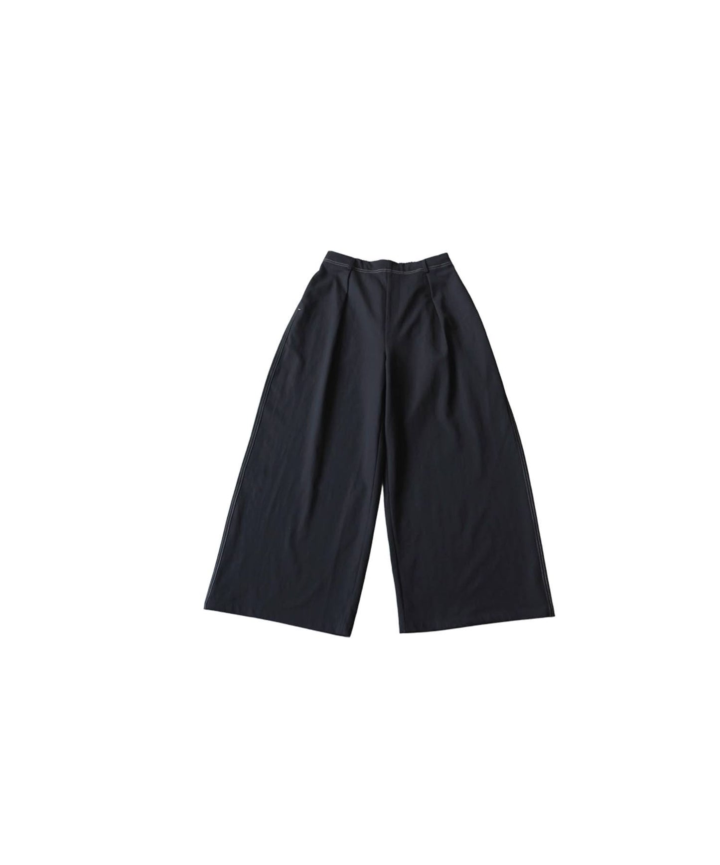 Color-Coordinated Stitching Wide Pants Ladies