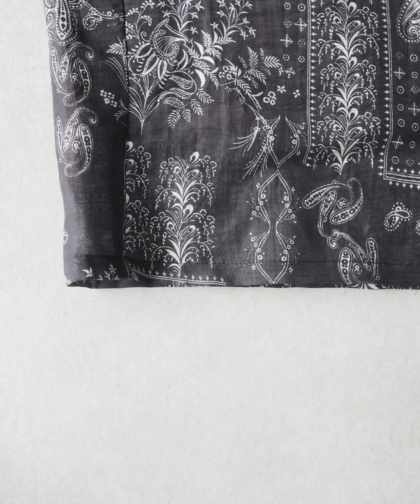 Paisley Print Long Wide-Leg Pants Men’s