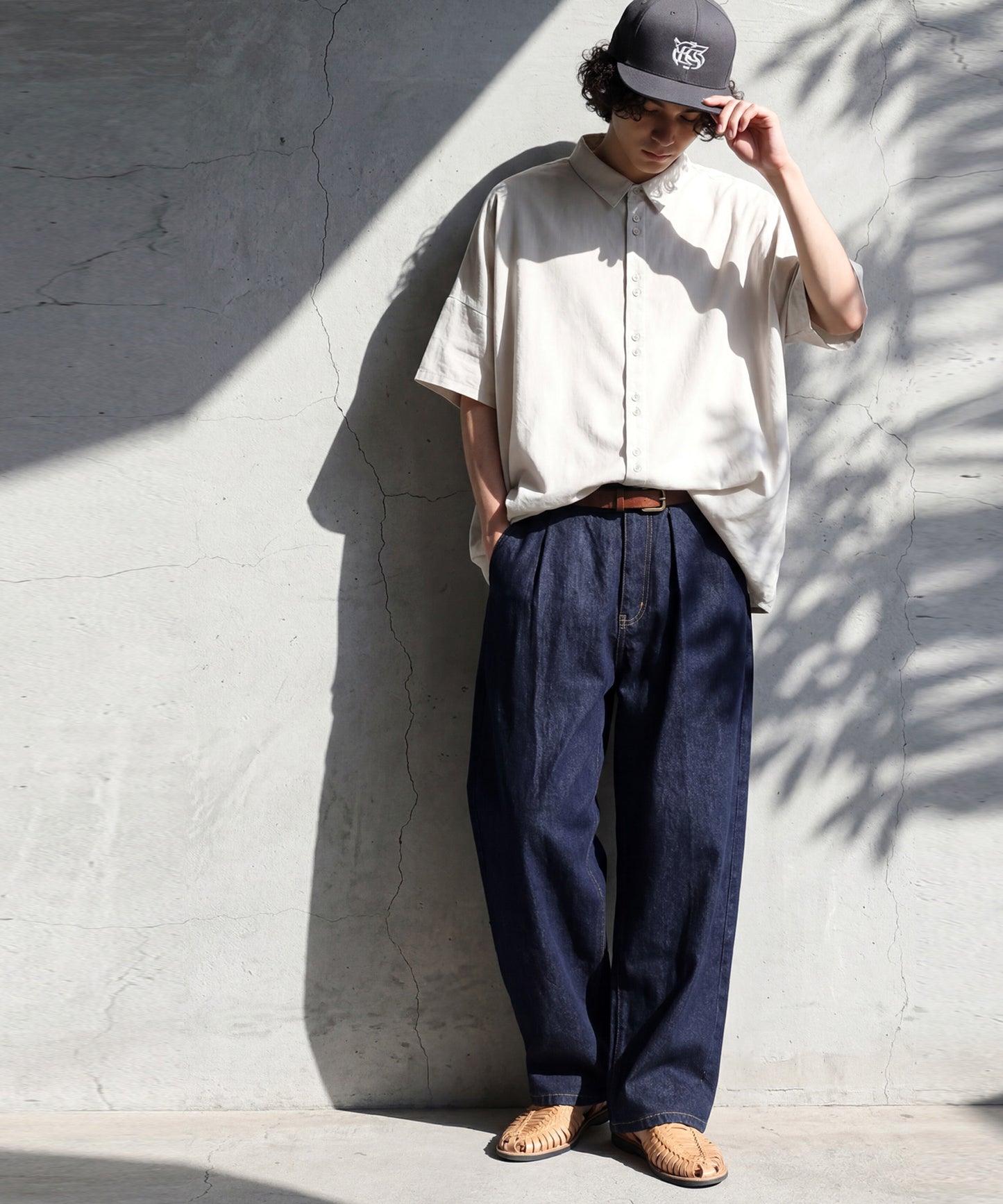Dolman Shirt With A Difference In Length Between Front And Back Men’s