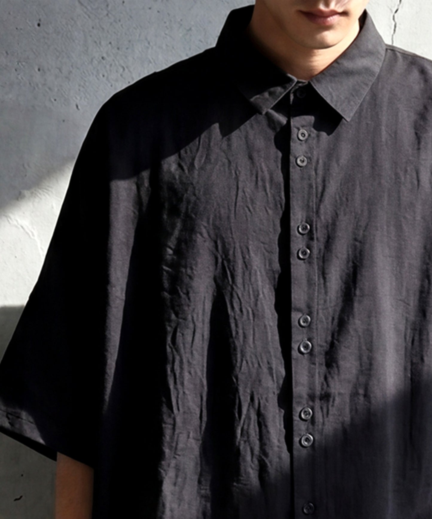 Dolman Shirt With A Difference In Length Between Front And Back Men’s