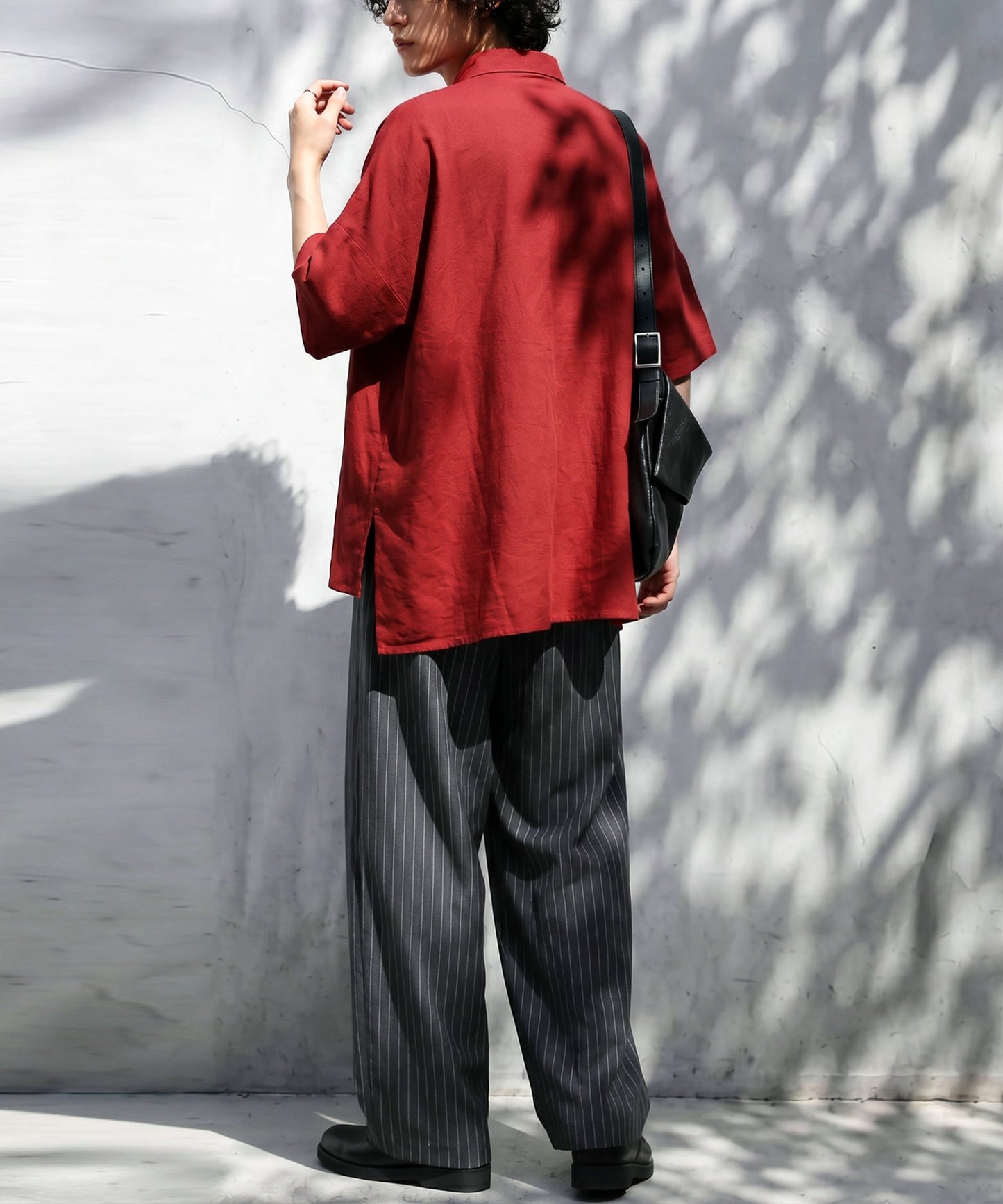 Dolman Shirt With A Difference In Length Between Front And Back Men’s