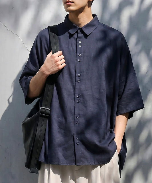 Dolman Shirt With A Difference In Length Between Front And Back Men’s