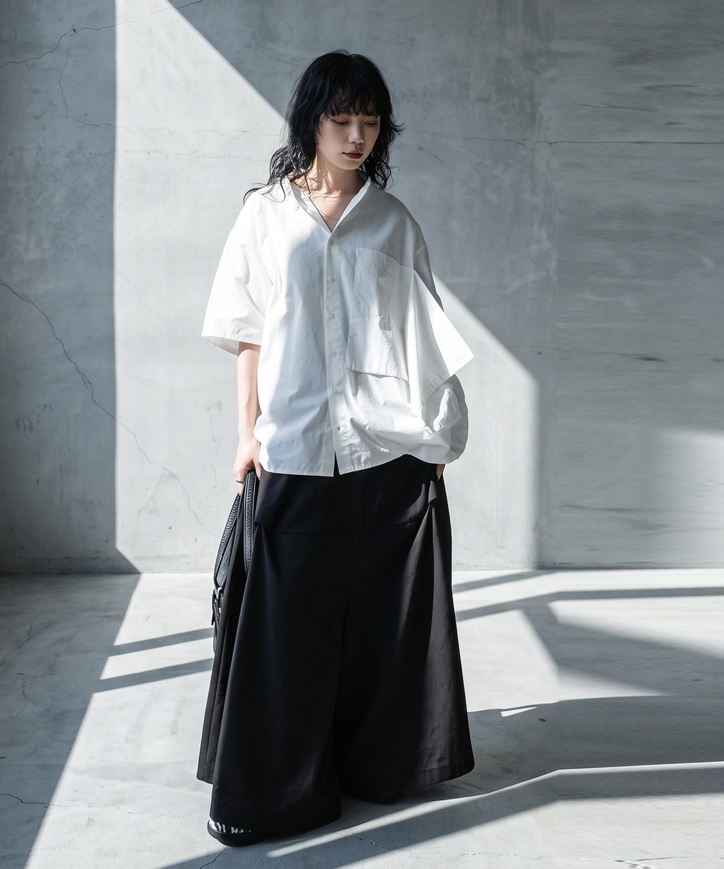 100% Cotton Flap Design Shirt Ladies