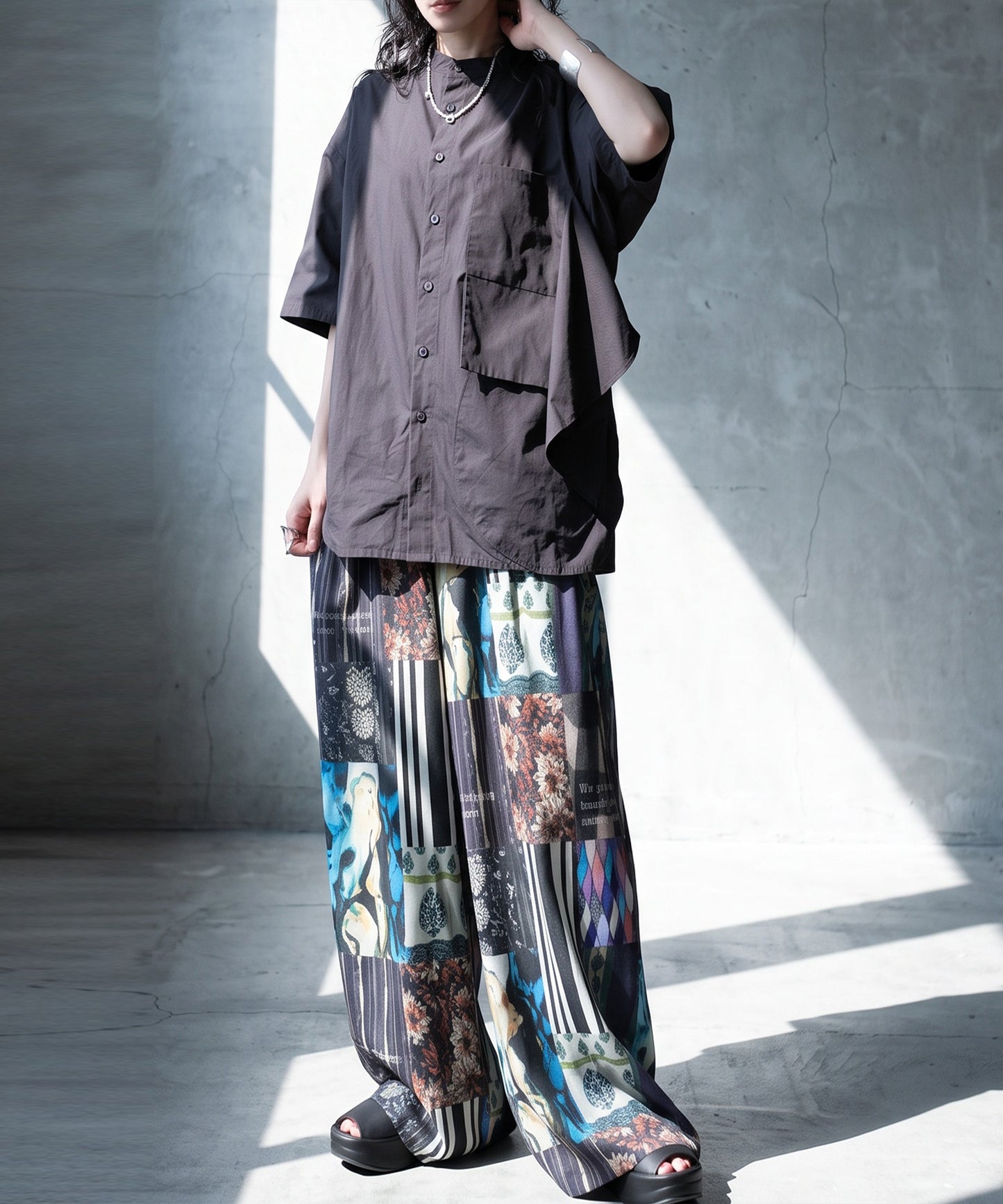 100% Cotton Flap Design Shirt Ladies