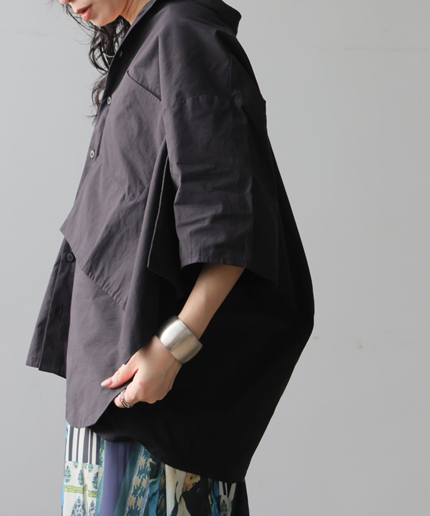 100% Cotton Flap Design Shirt Ladies