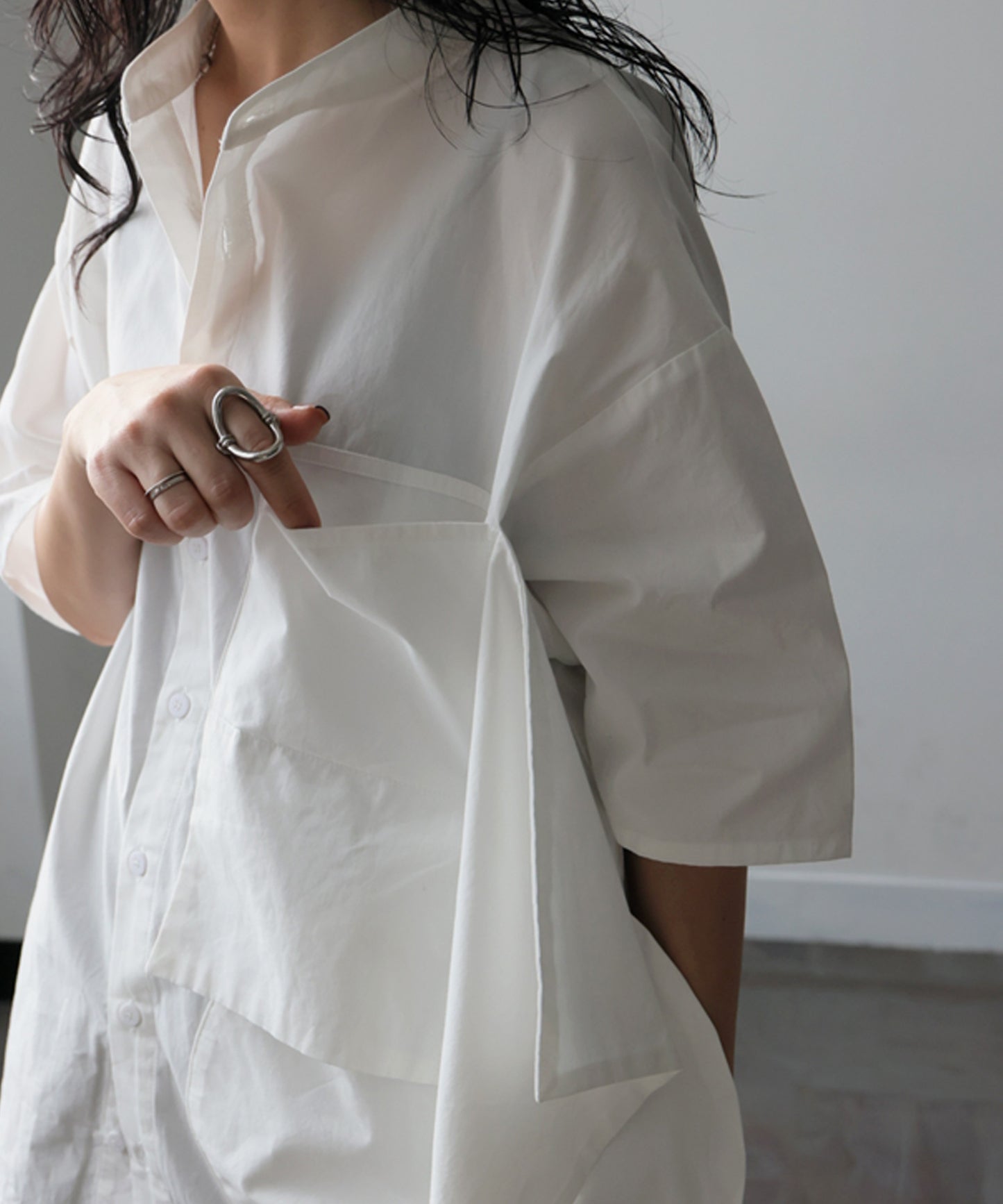 100% Cotton Flap Design Shirt Ladies