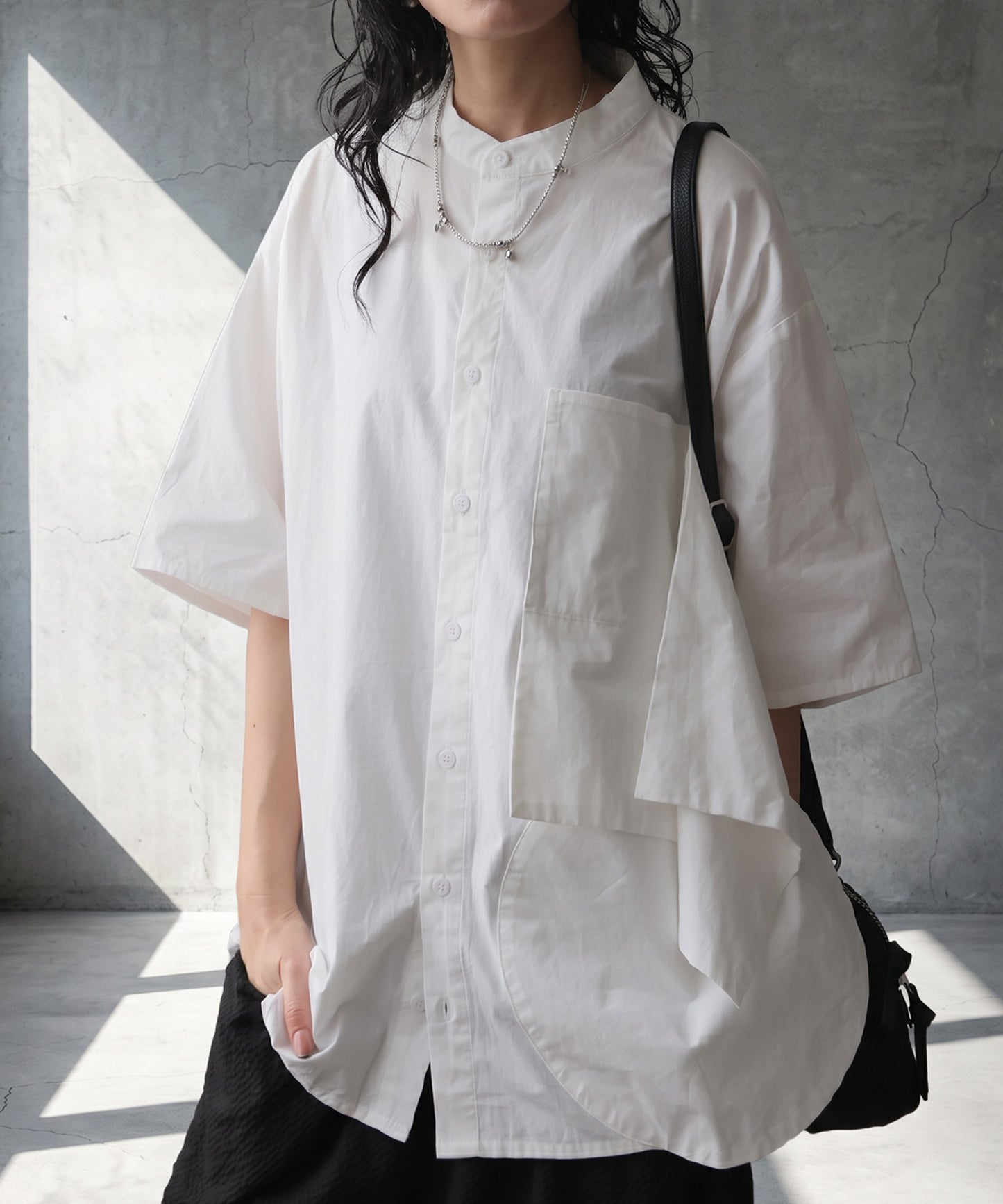 100% Cotton Flap Design Shirt Ladies