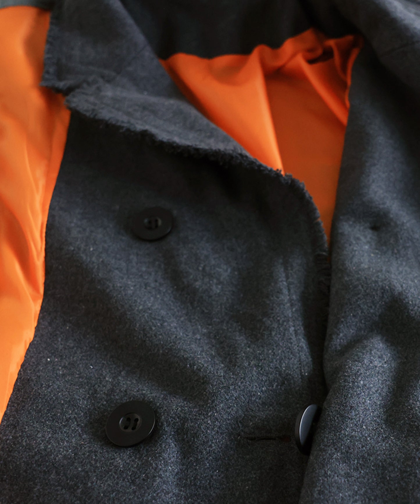 Mixed-Material, Layered Look, Short Length, Double-Zip Ma-1 Jacket Men’s