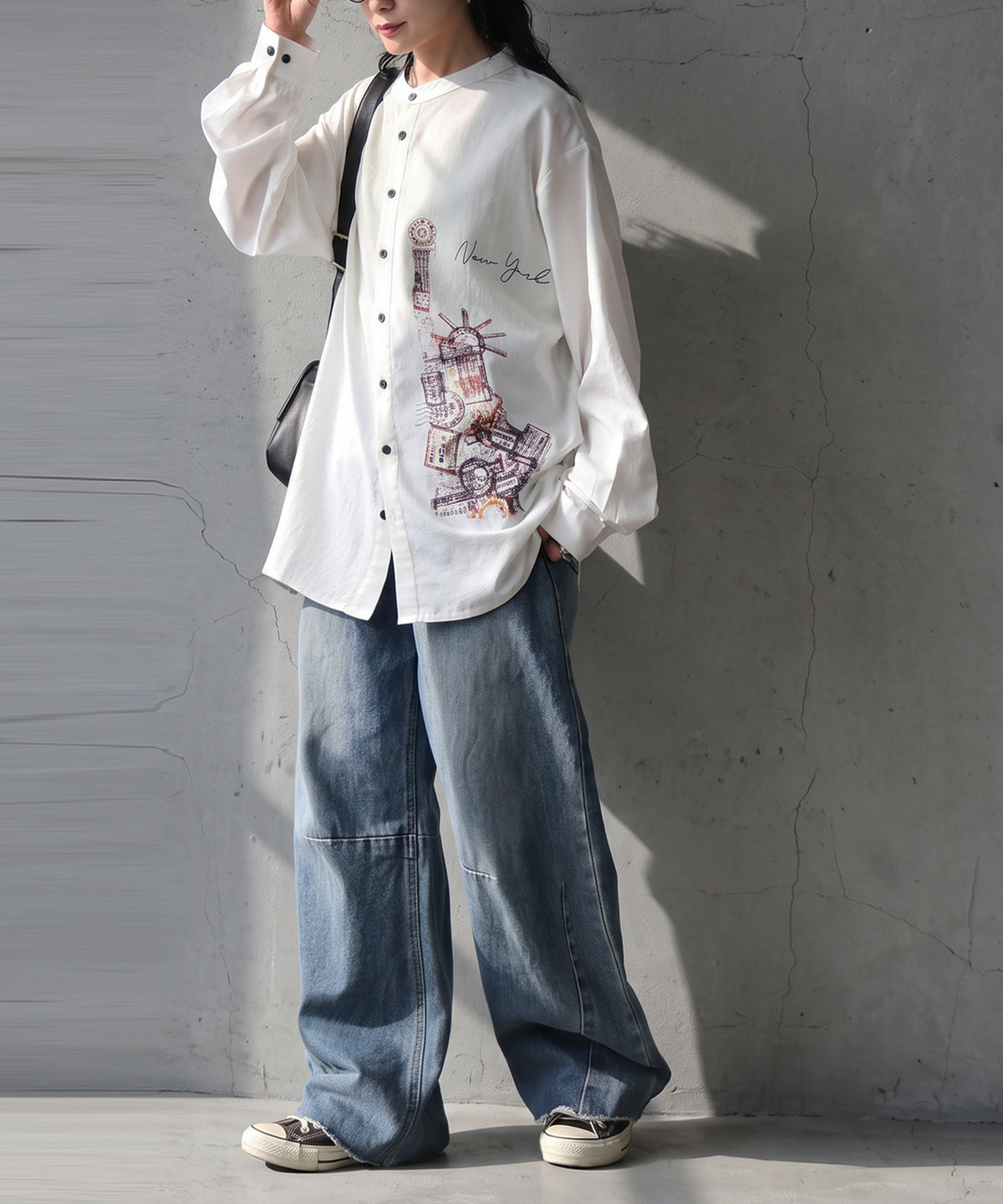 Art Print Shirt Ladies