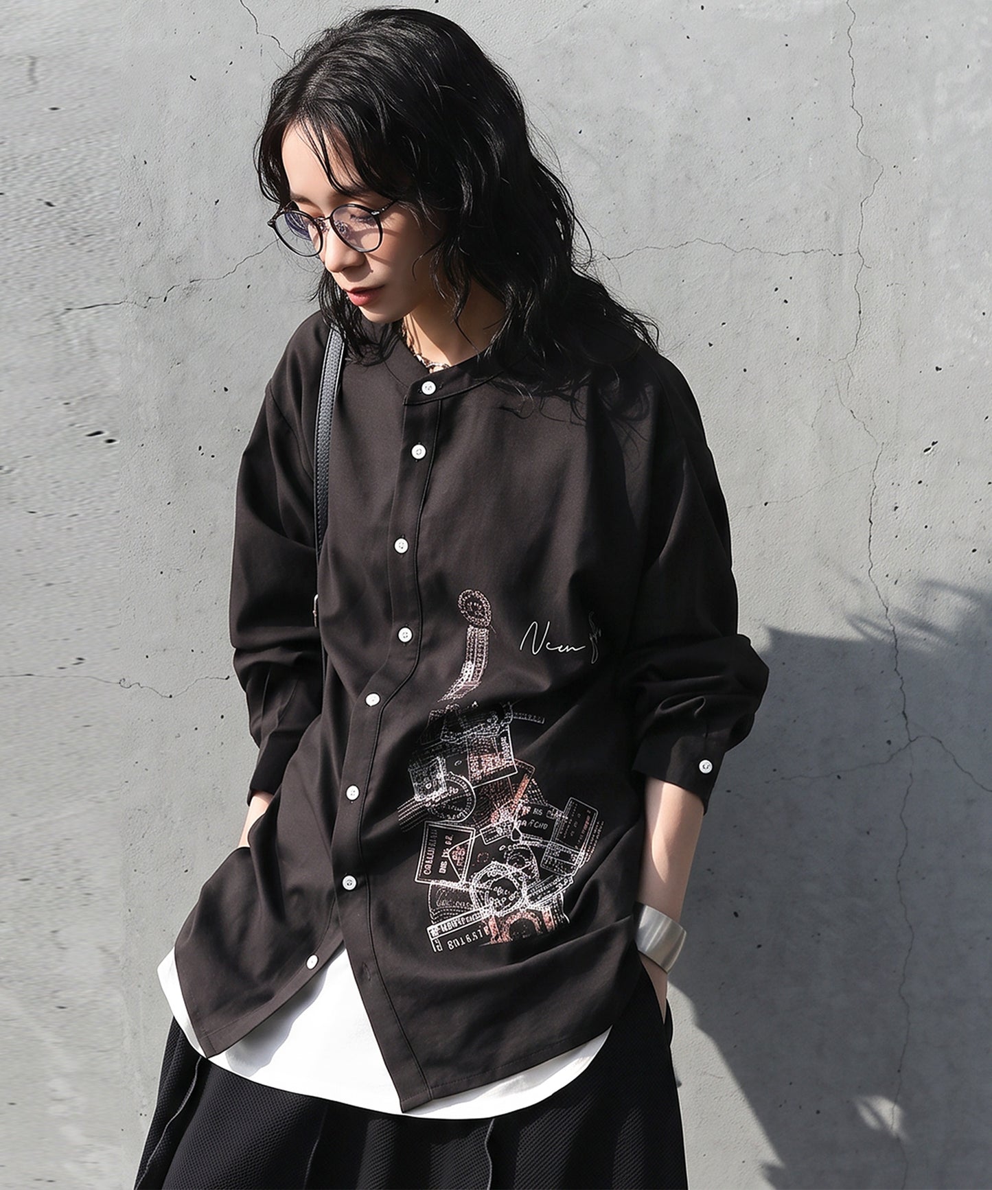 Art Print Shirt Ladies