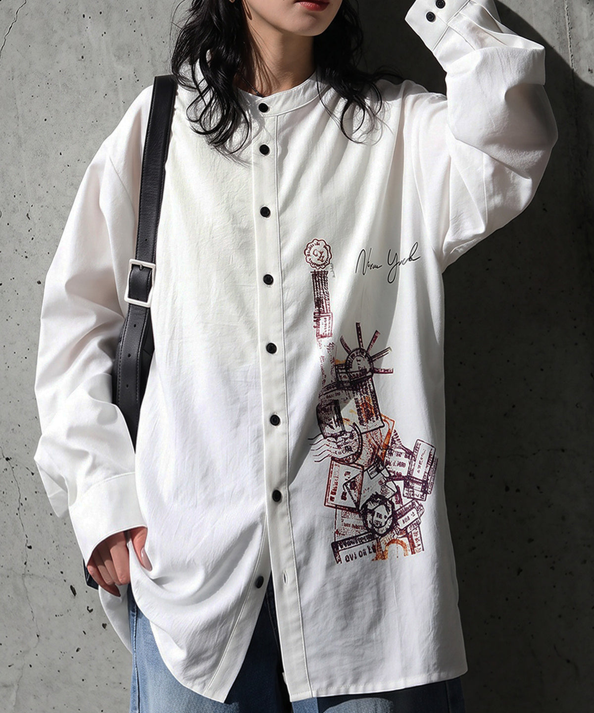 Art Print Shirt Ladies