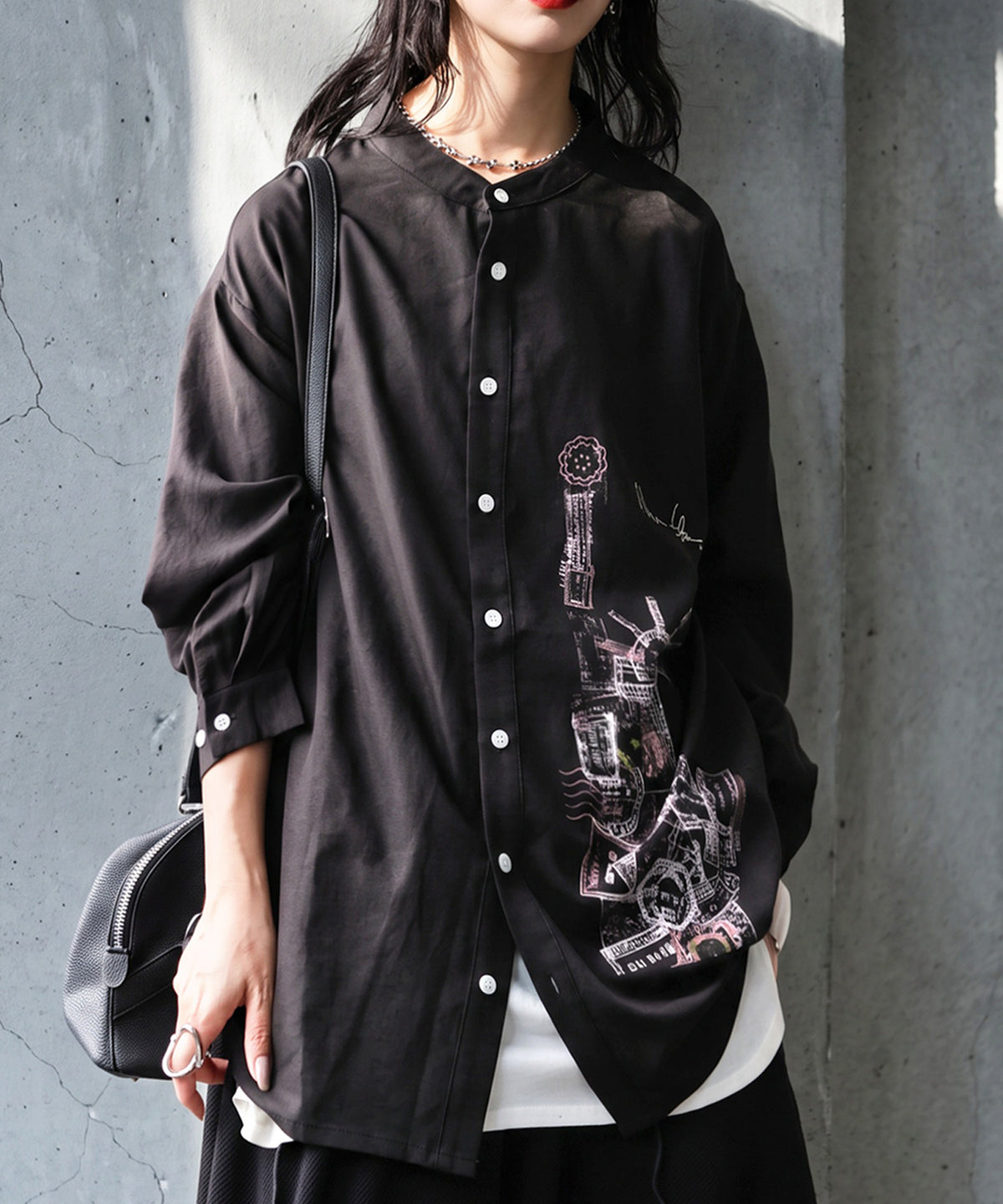 Art Print Shirt Ladies
