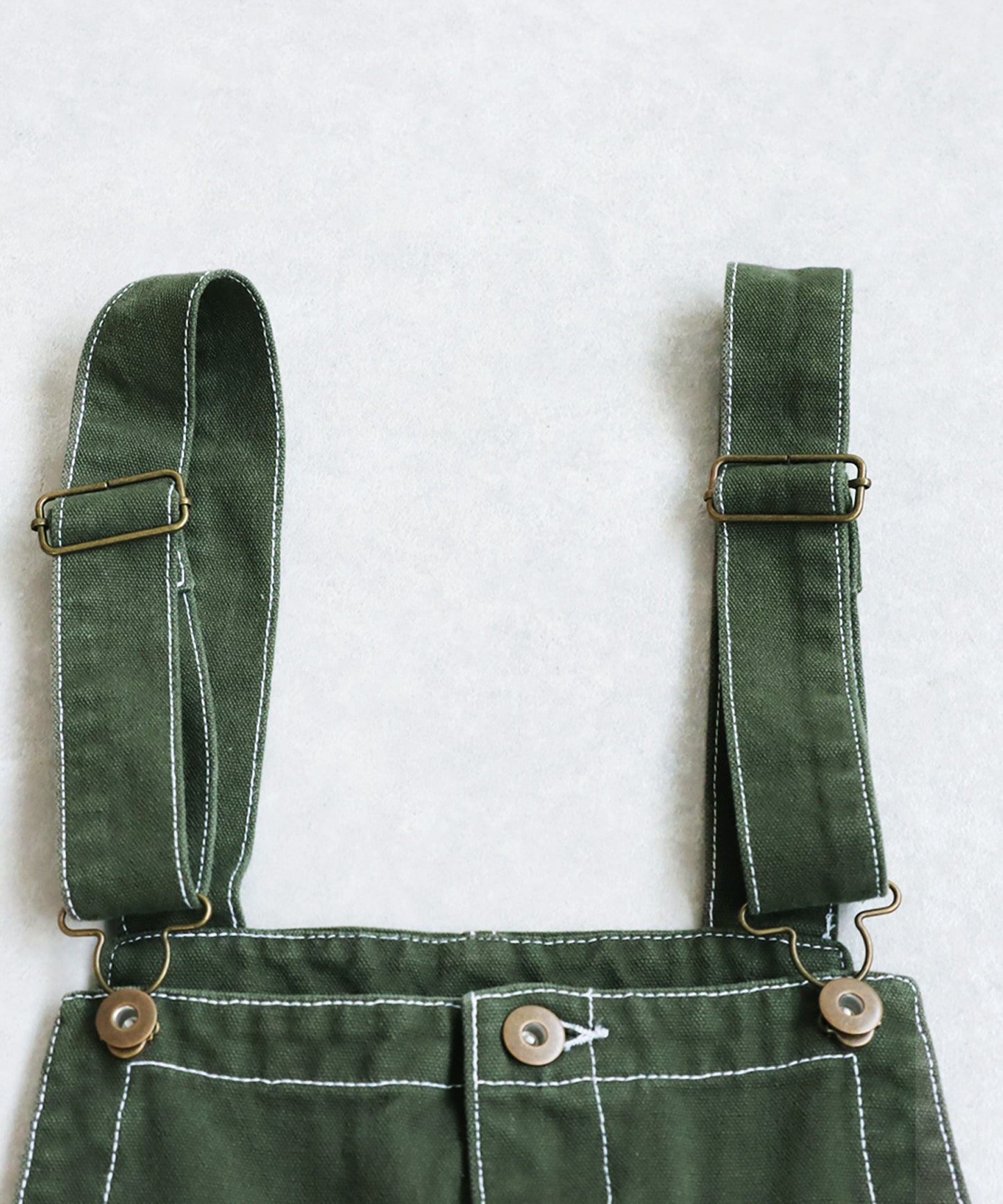 Stitched Denim Overalls Ladies