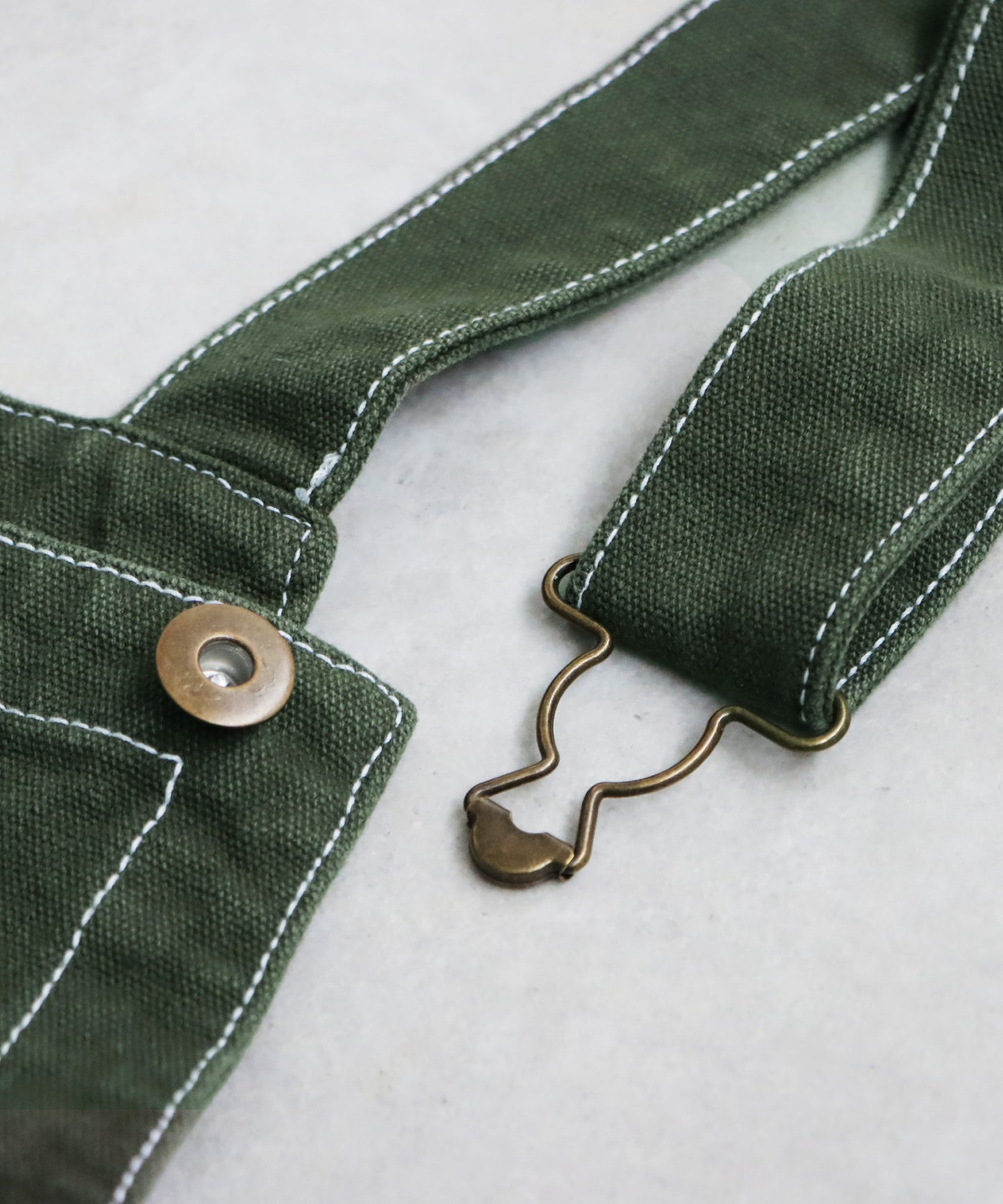 Stitched Denim Overalls Ladies