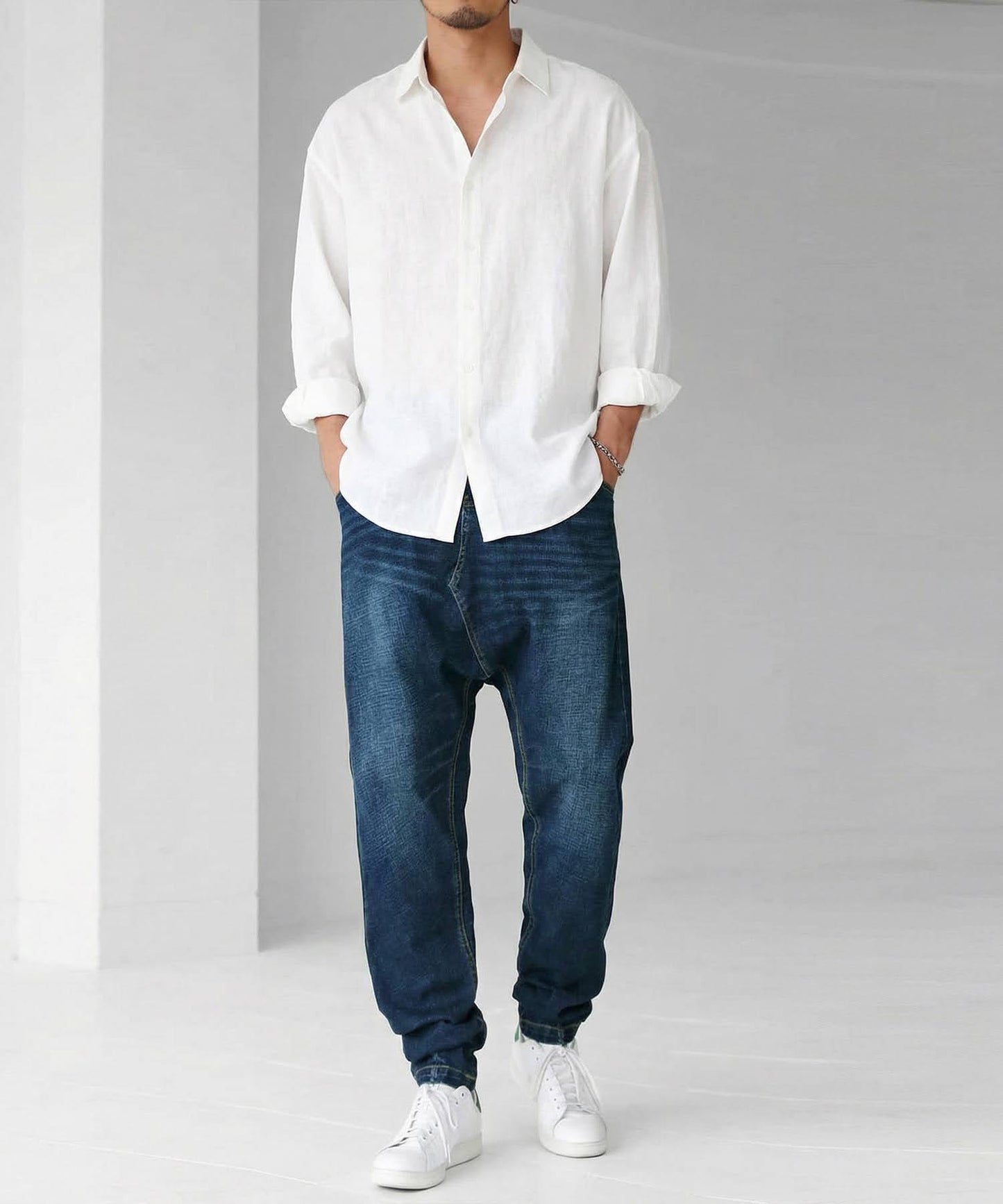 Sarouel Denim Pants Men's