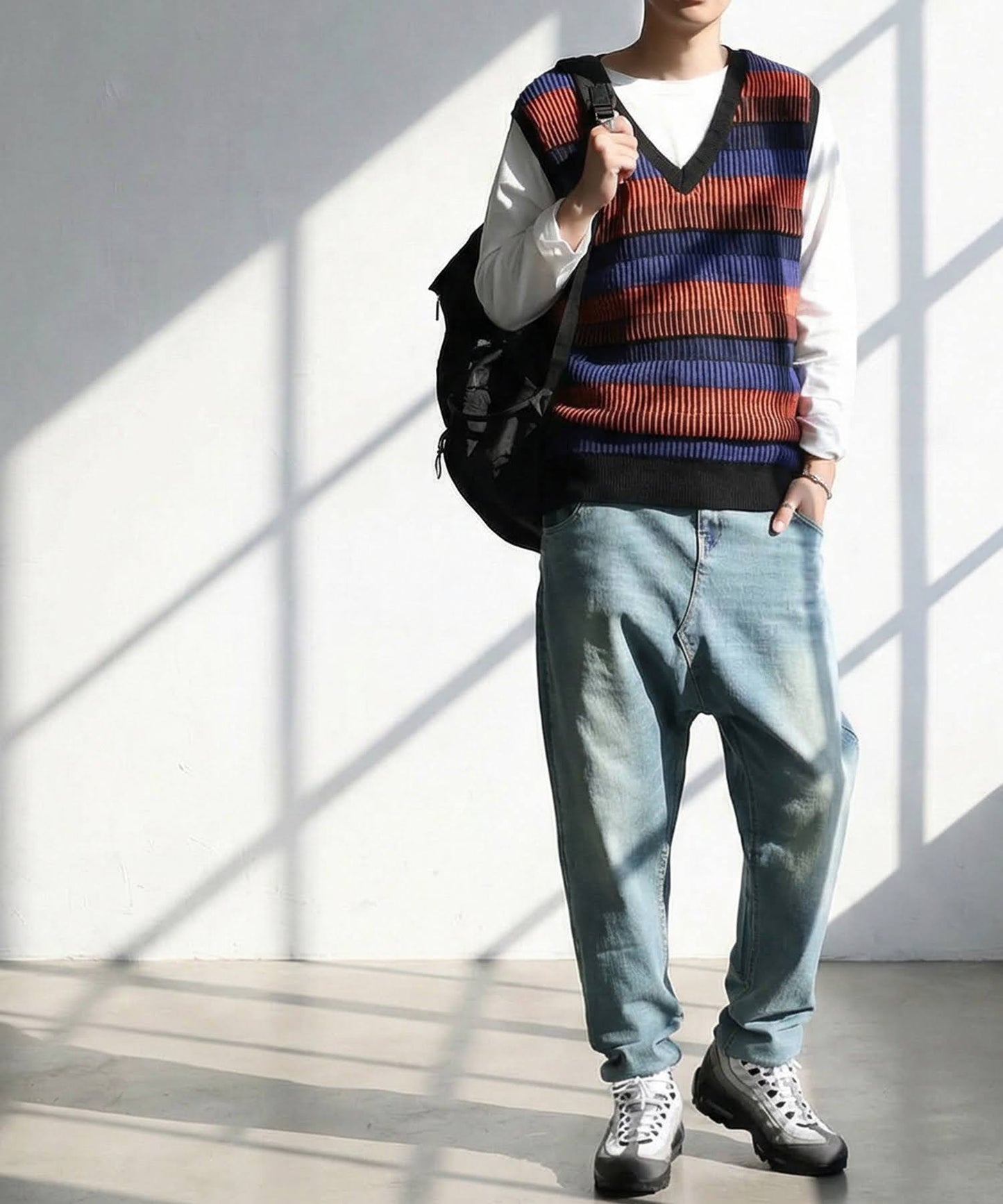 Sarouel Denim Pants Men's
