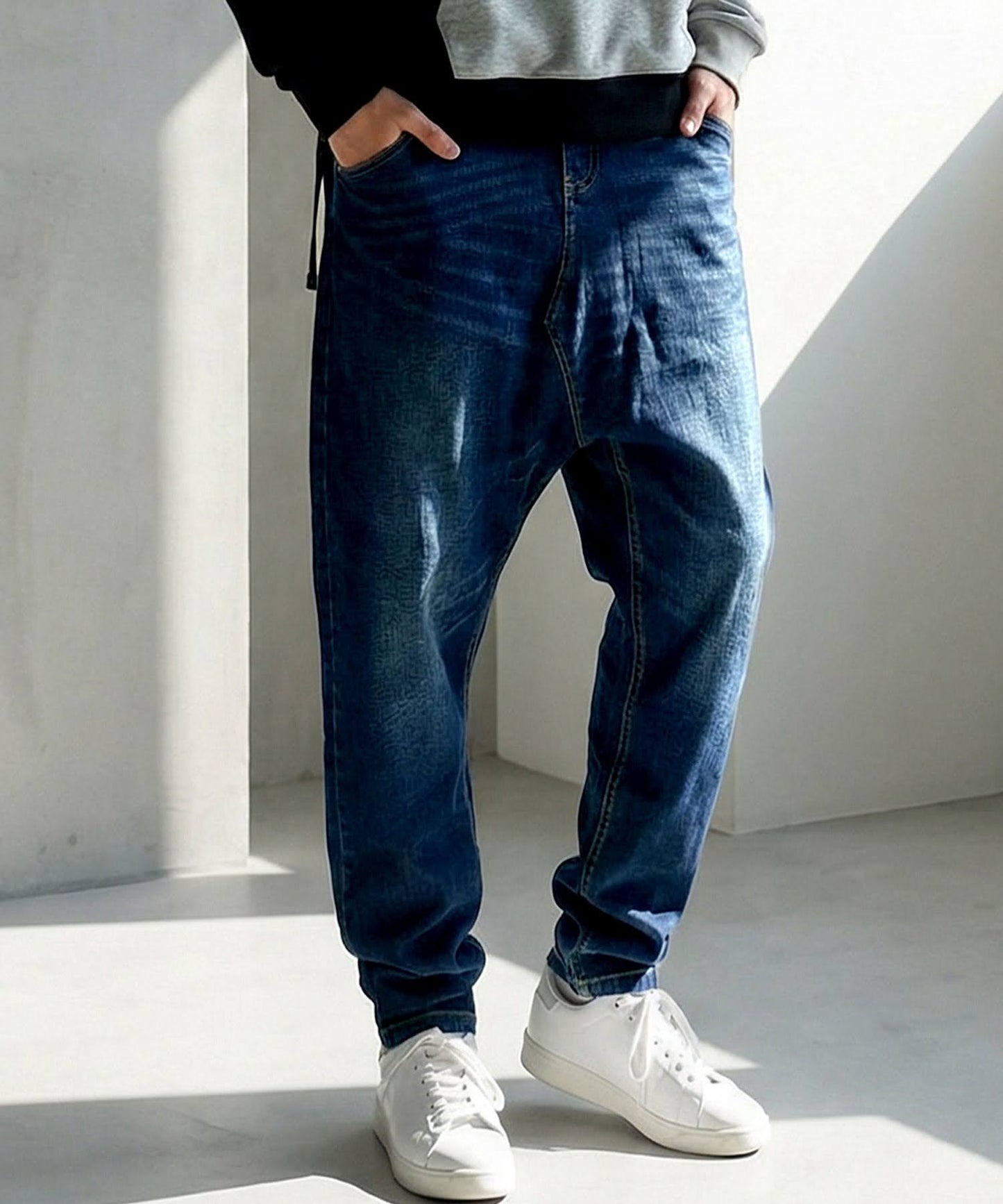 Sarouel Denim Pants Men's