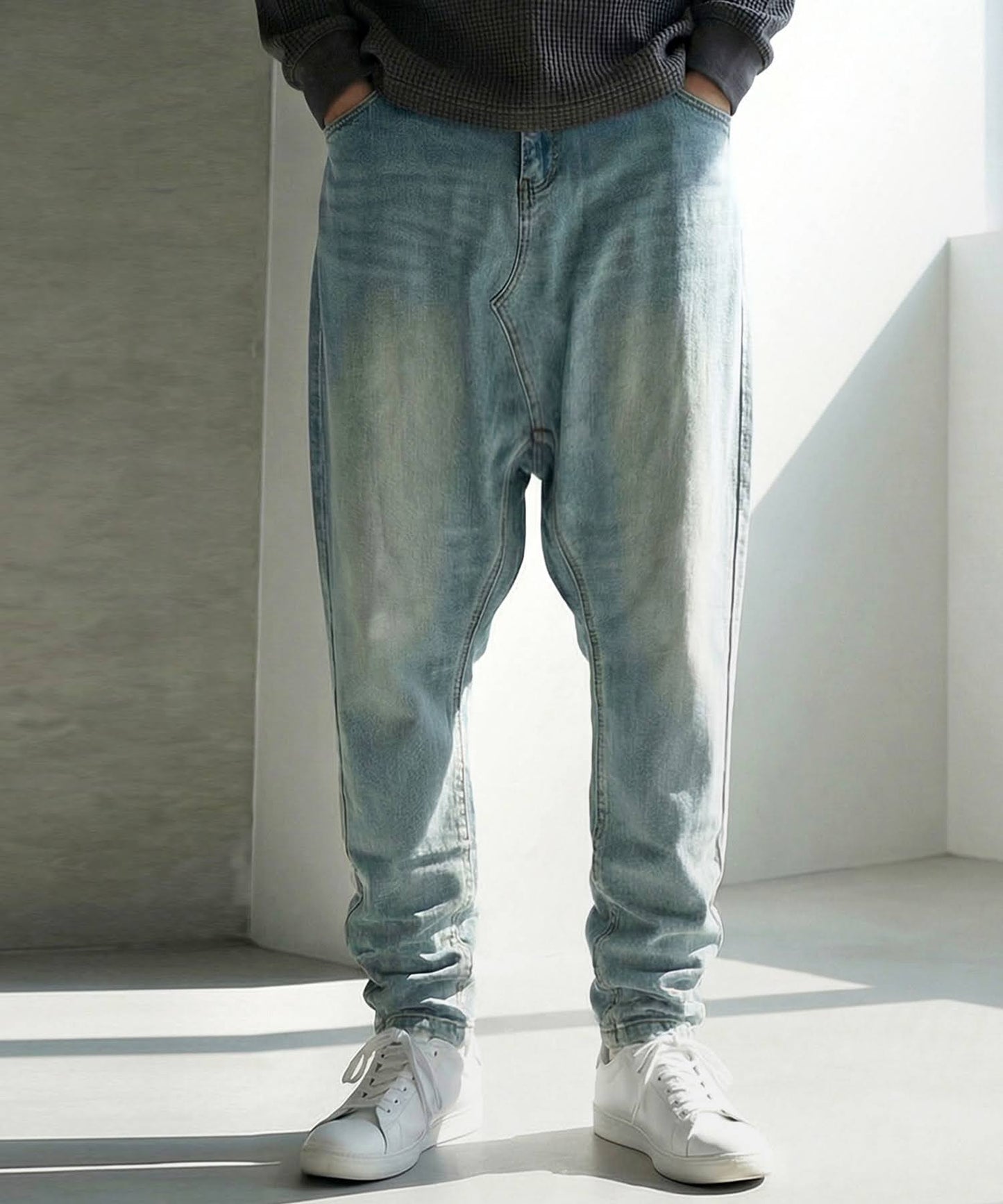 Sarouel Denim Pants Men's