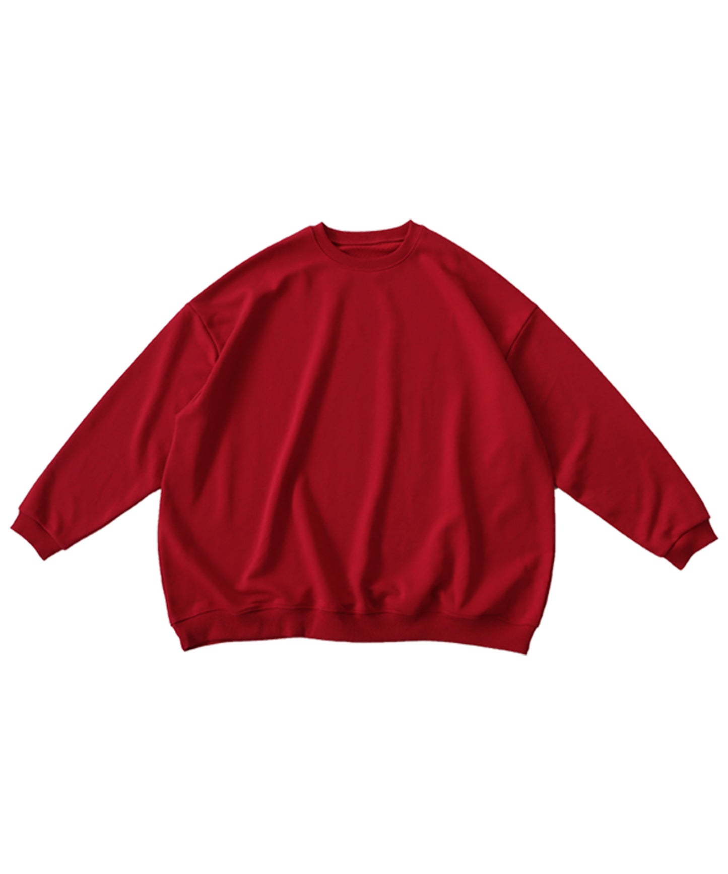 Ladies loose-fitting sweatshirt long sleeve plain