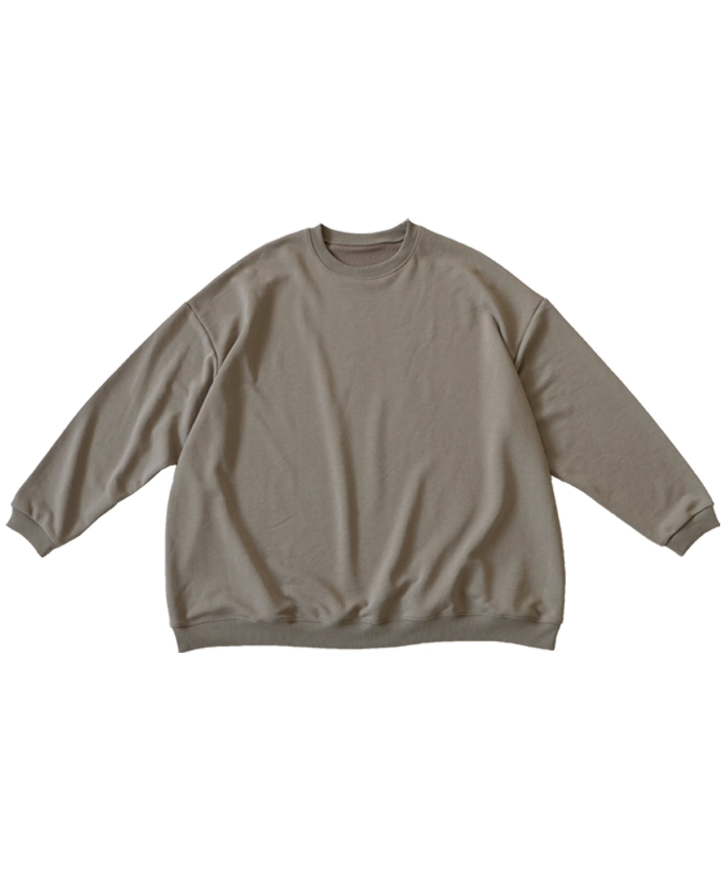 Ladies loose-fitting sweatshirt long sleeve plain