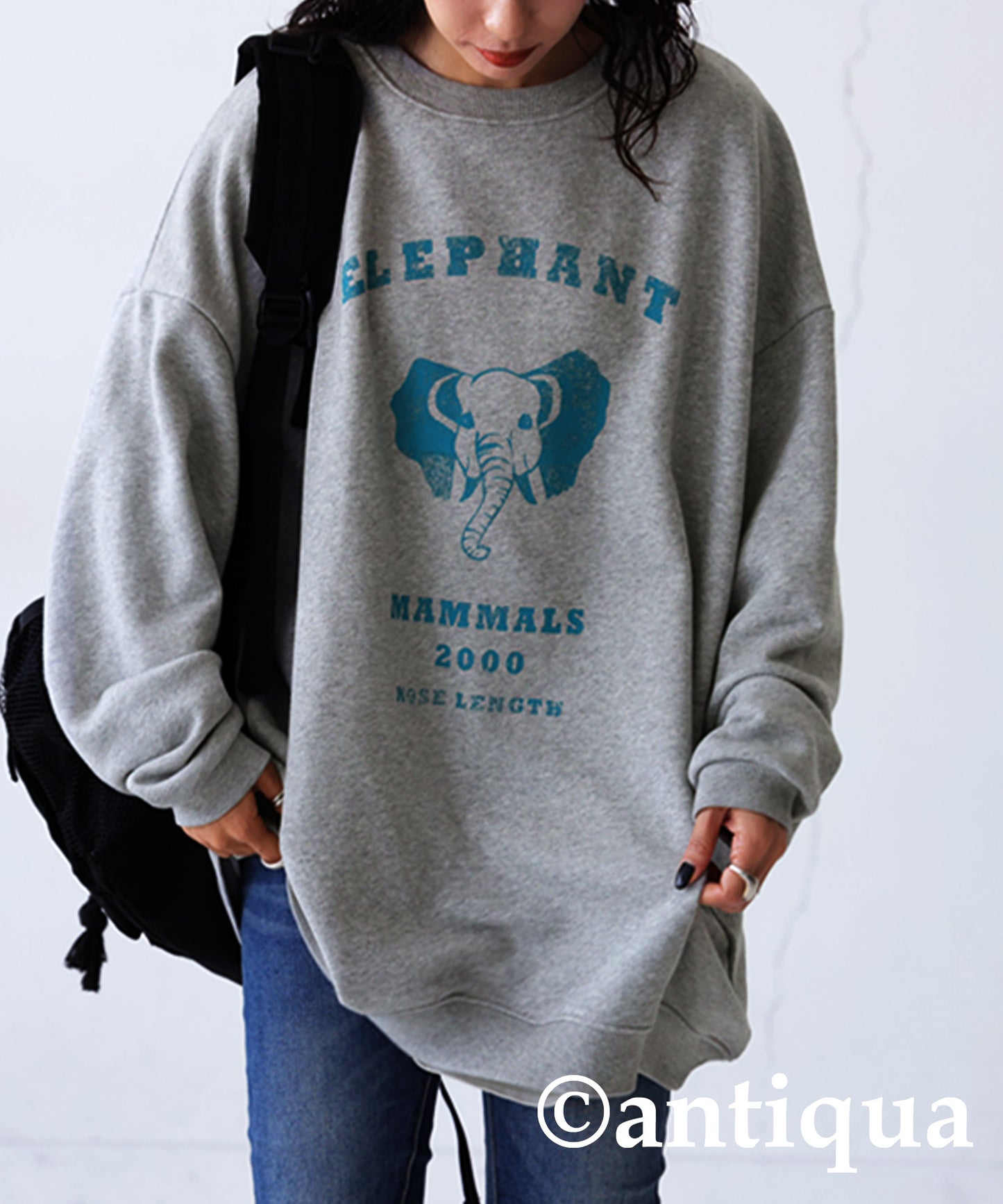 Animal College Logo Sweatshirt Ladies