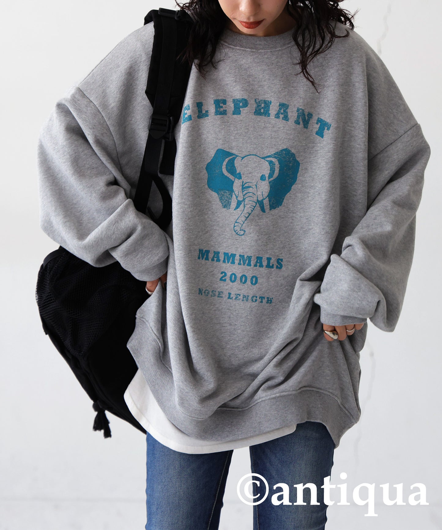 Animal College Logo Sweatshirt Ladies