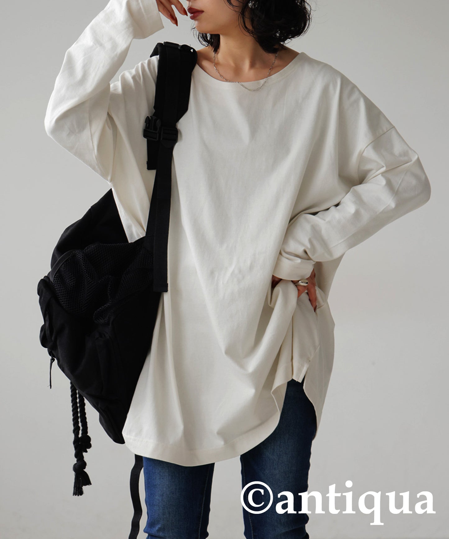 100 % Cotton Basic Long Sleeve T-Shirt Ladies