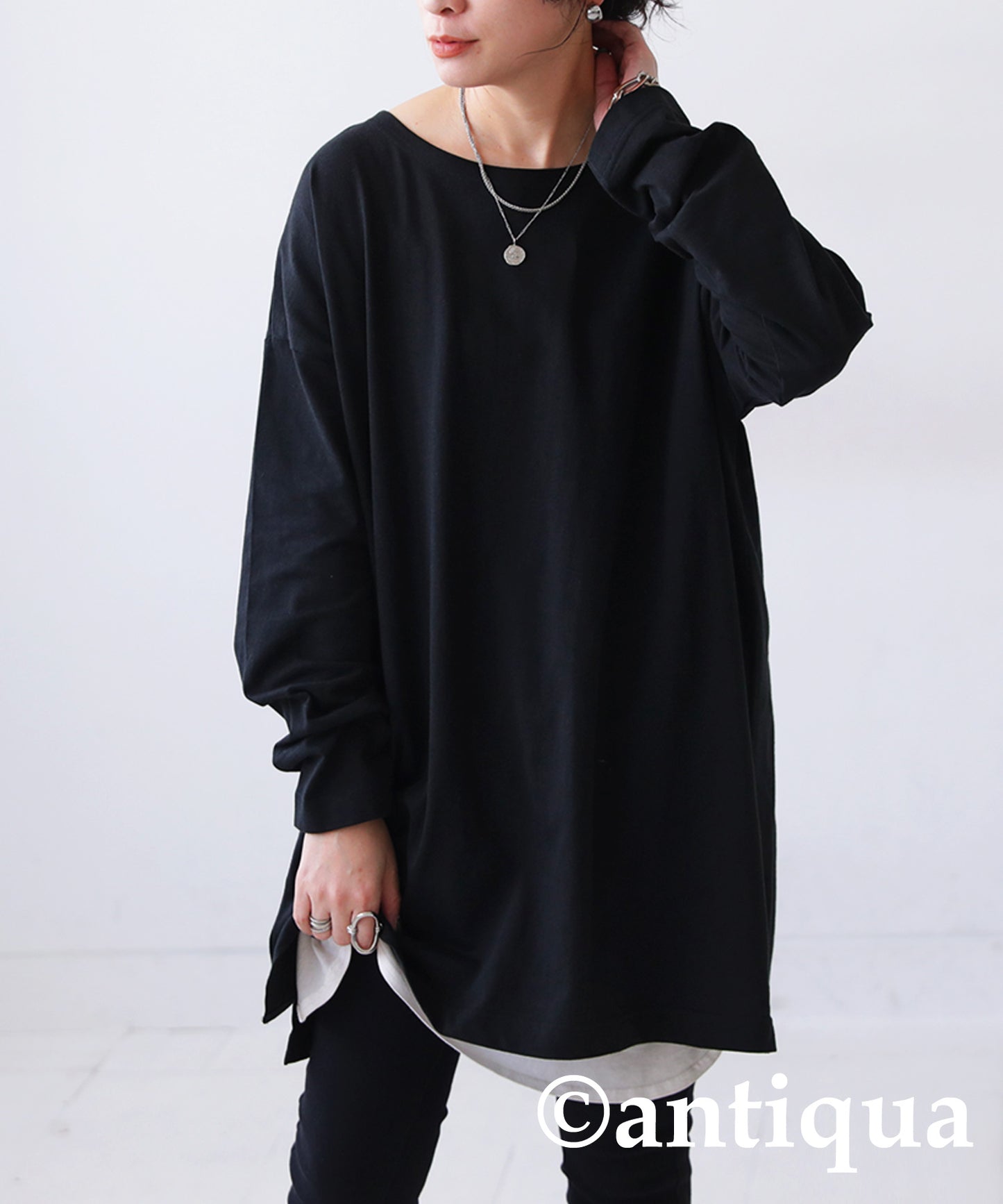 100 % Cotton Basic Long Sleeve T-Shirt Ladies