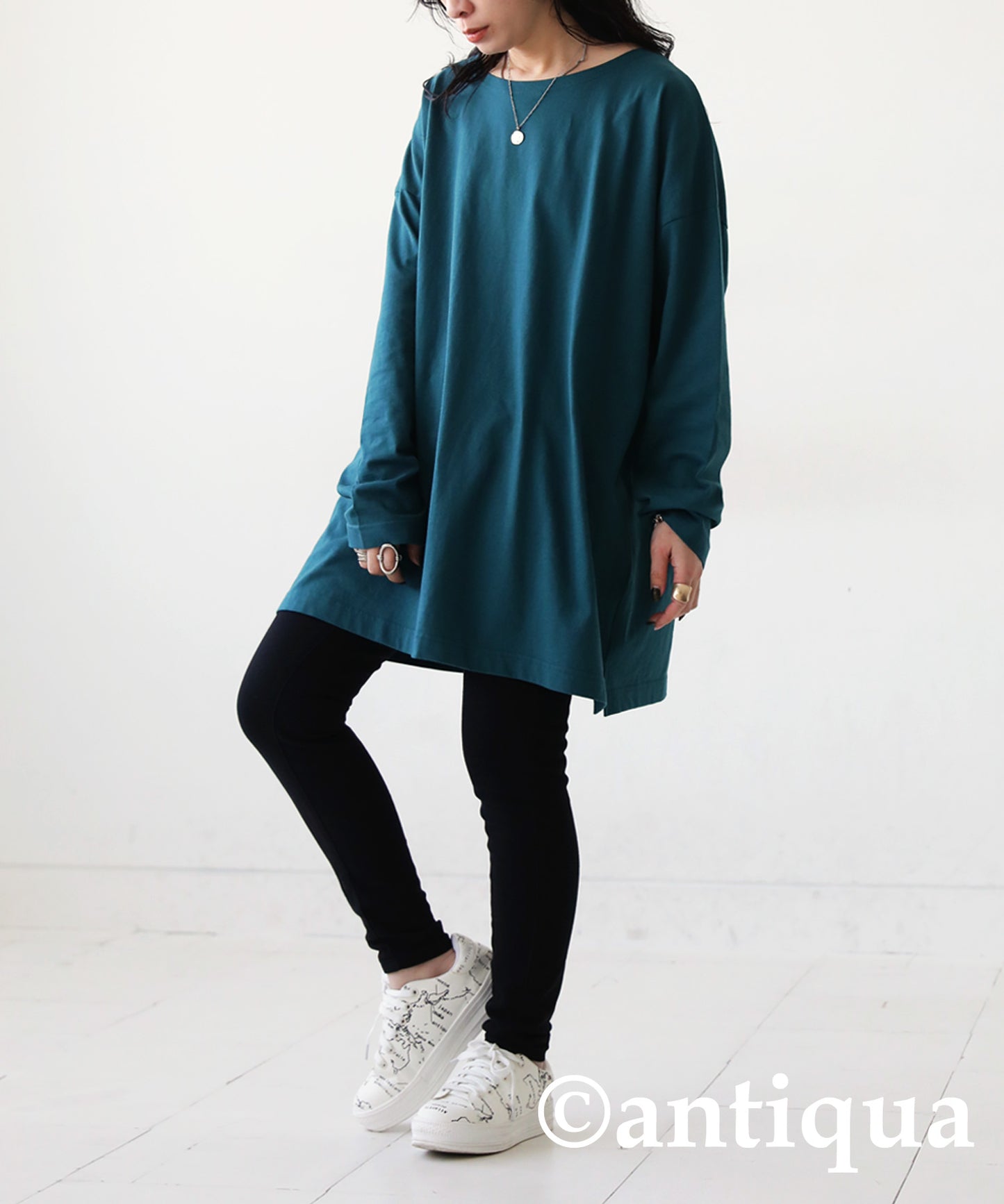 100 % Cotton Basic Long Sleeve T-Shirt Ladies